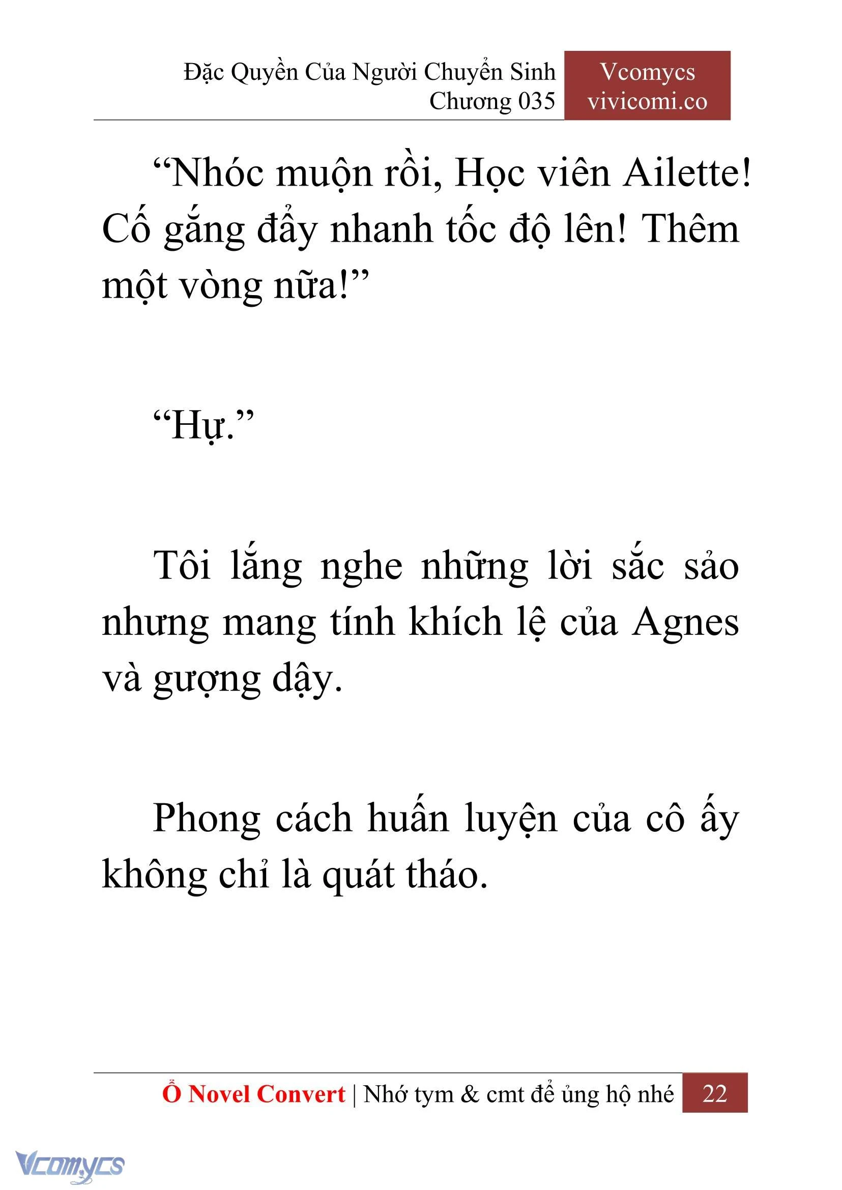 [Novel] Đặc Quyền Của Người Chuyển Sinh Chapter  35 - 24