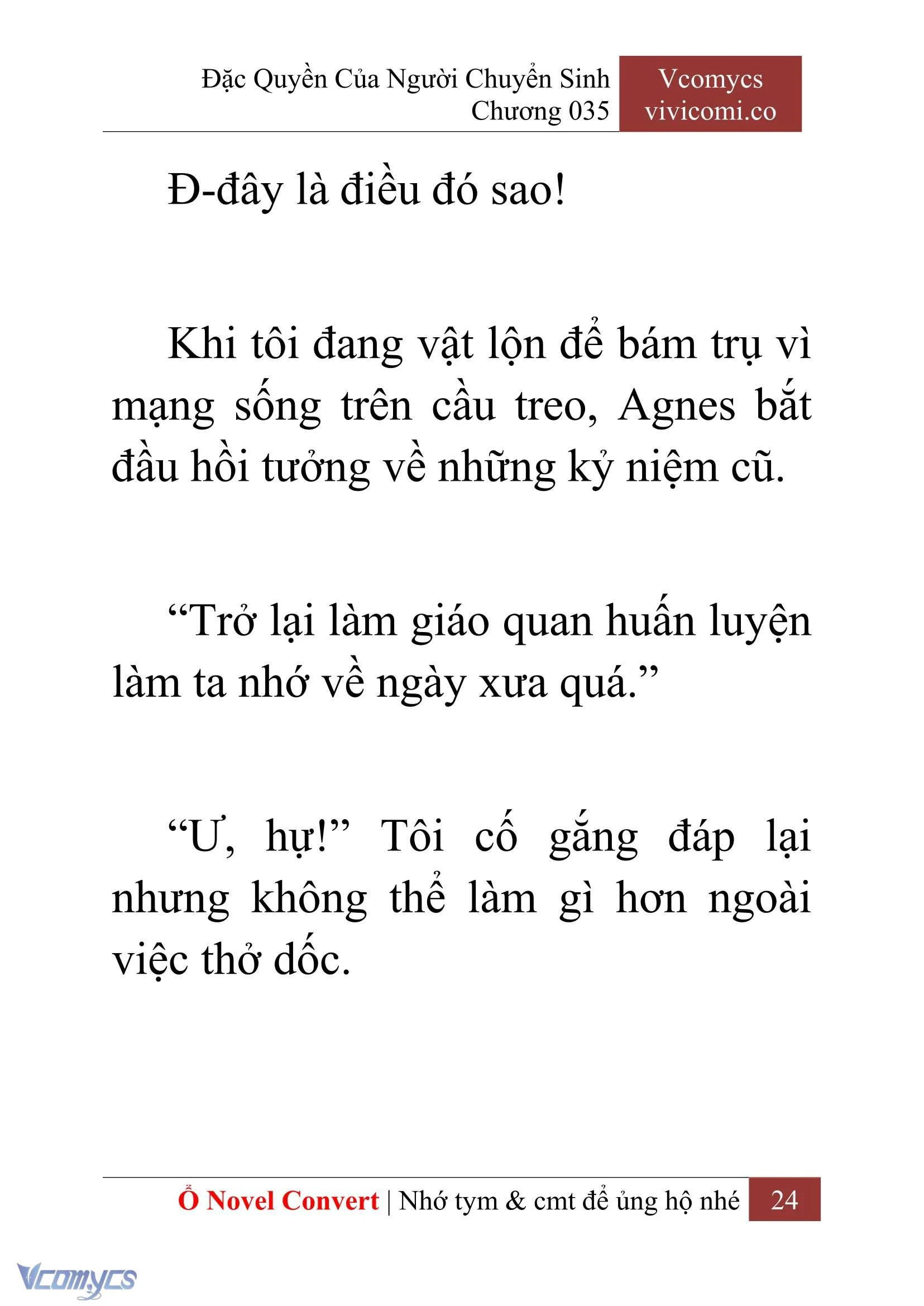 [Novel] Đặc Quyền Của Người Chuyển Sinh Chapter  35 - 26