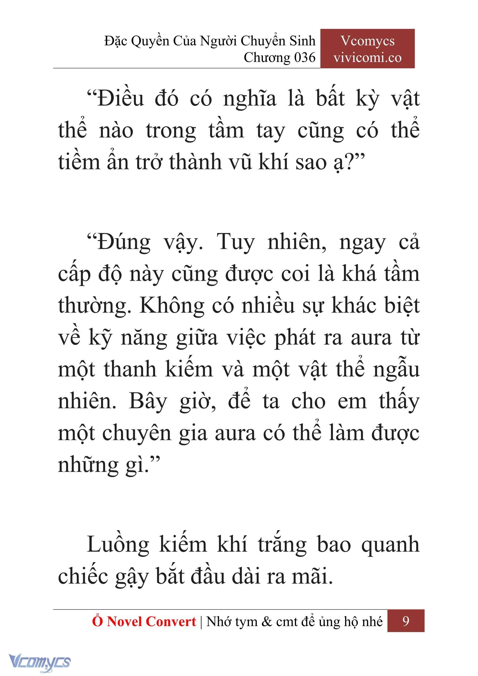 [Novel] Đặc Quyền Của Người Chuyển Sinh Chapter  36 - 11