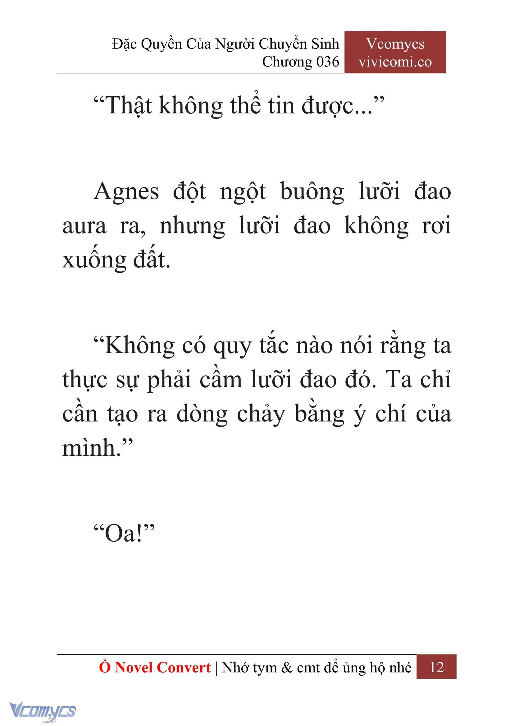 [Novel] Đặc Quyền Của Người Chuyển Sinh Chapter  36 - 14