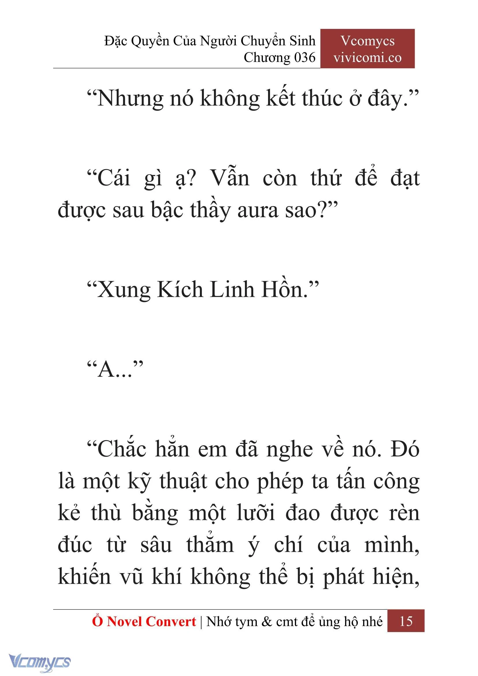 [Novel] Đặc Quyền Của Người Chuyển Sinh Chapter  36 - 17