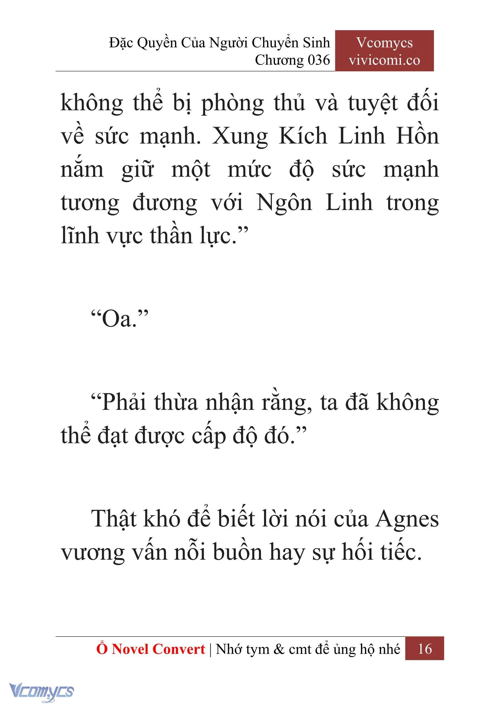 [Novel] Đặc Quyền Của Người Chuyển Sinh Chapter  36 - 18