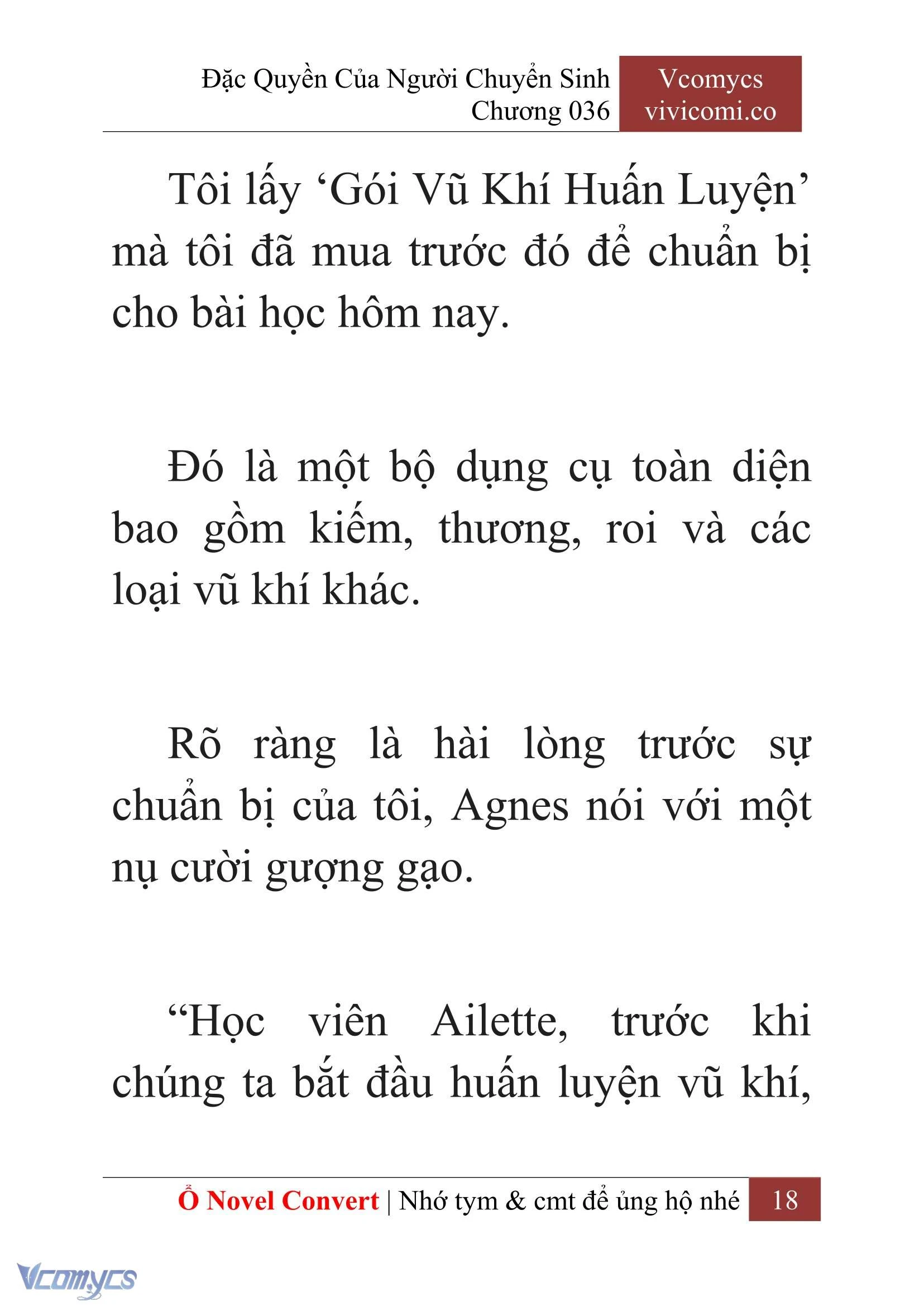 [Novel] Đặc Quyền Của Người Chuyển Sinh Chapter  36 - 20