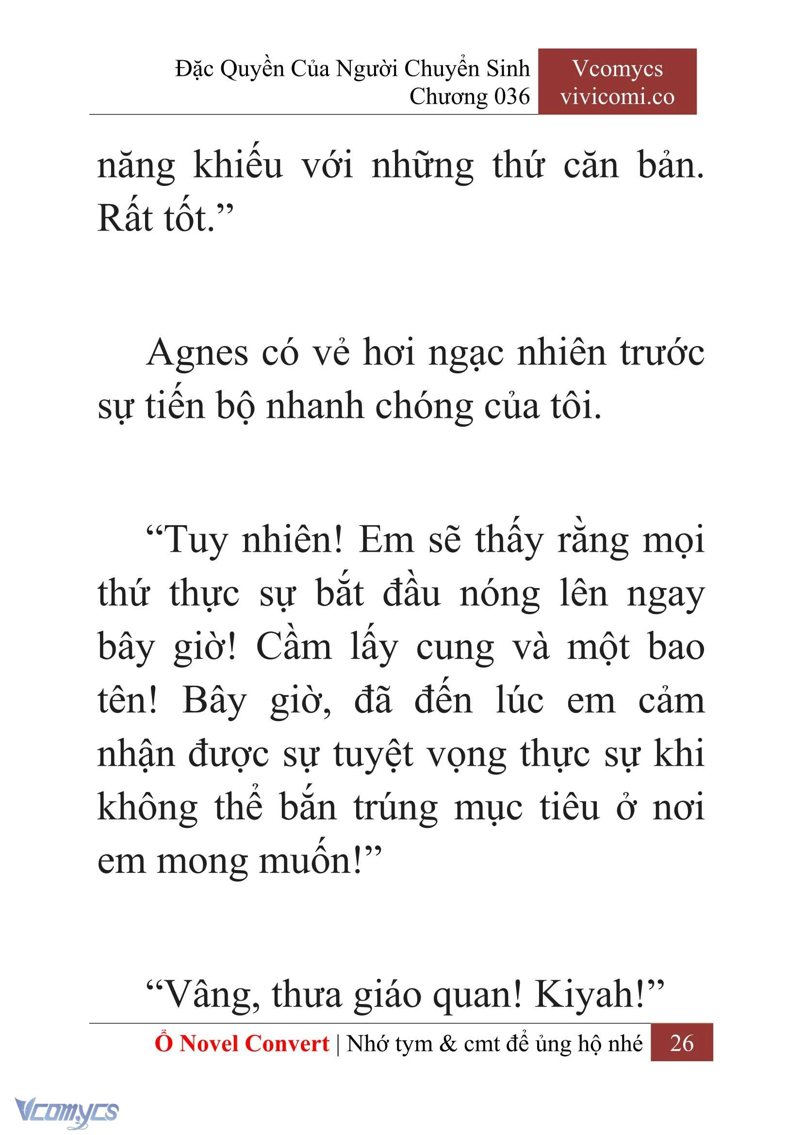 [Novel] Đặc Quyền Của Người Chuyển Sinh Chapter  36 - 28