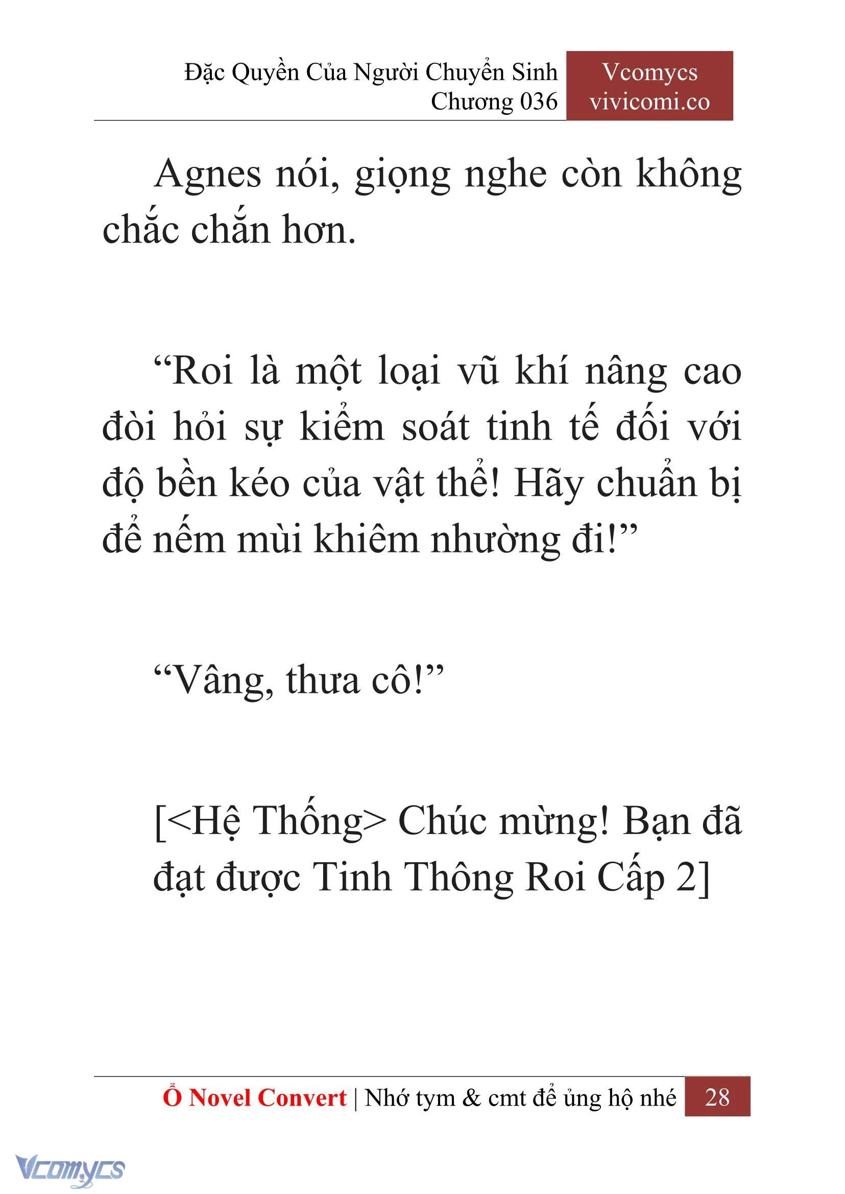 [Novel] Đặc Quyền Của Người Chuyển Sinh Chapter  36 - 30