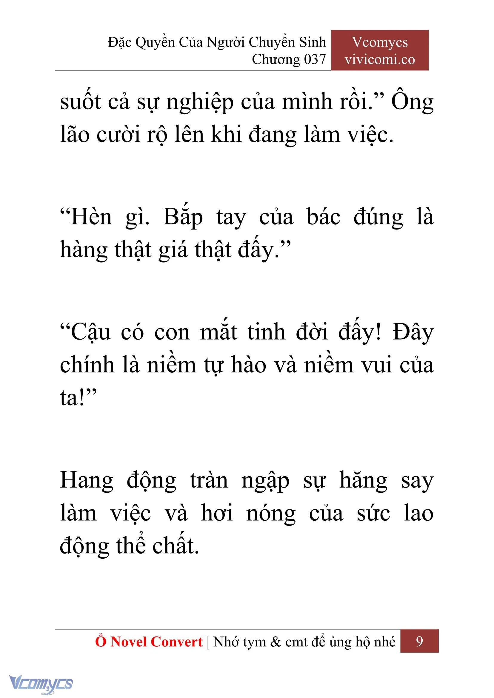 [Novel] Đặc Quyền Của Người Chuyển Sinh Chapter  37 - 11