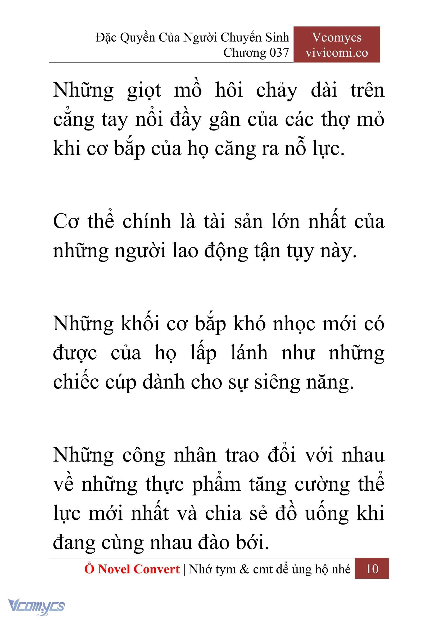 [Novel] Đặc Quyền Của Người Chuyển Sinh Chapter  37 - 12