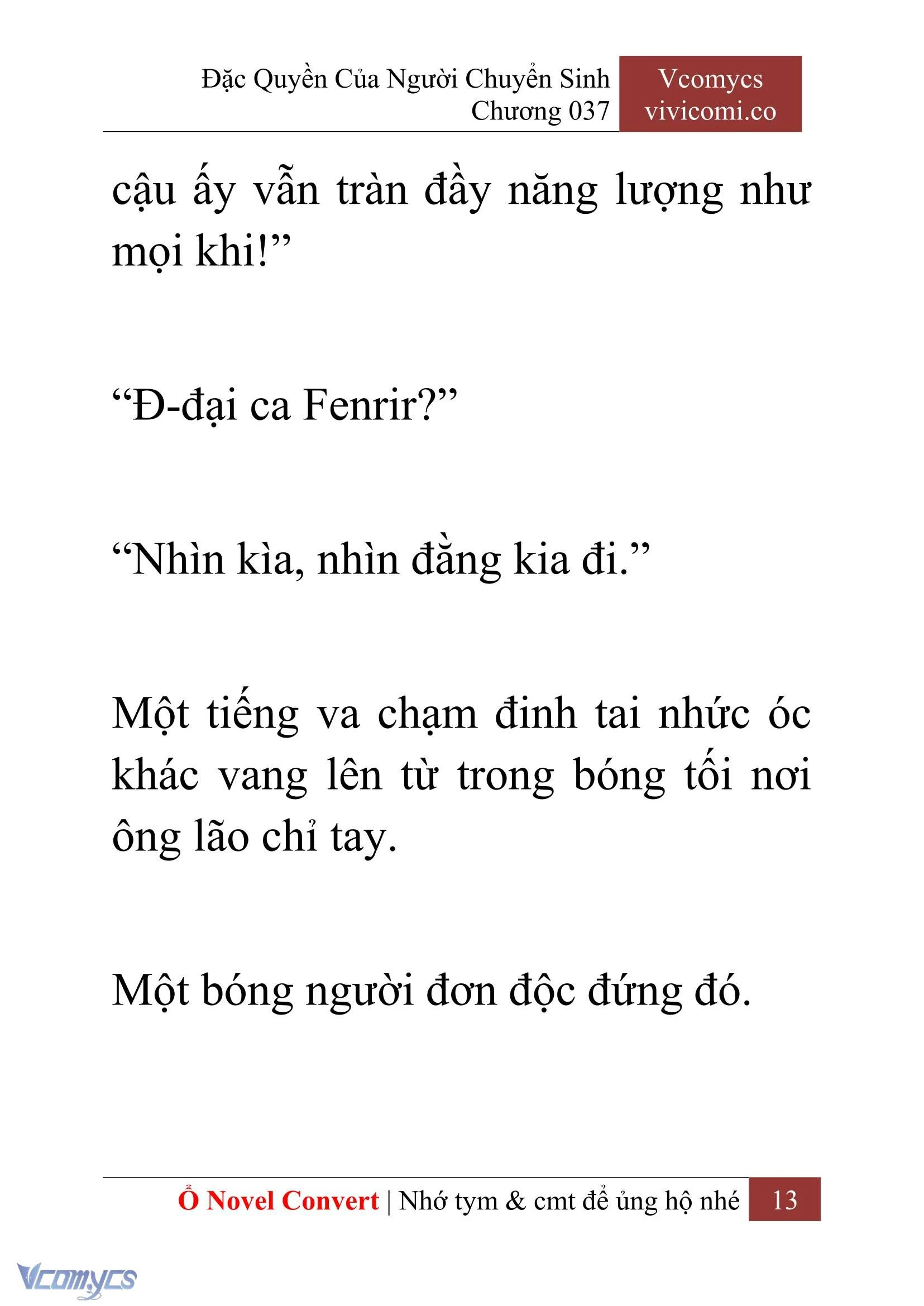 [Novel] Đặc Quyền Của Người Chuyển Sinh Chapter  37 - 15