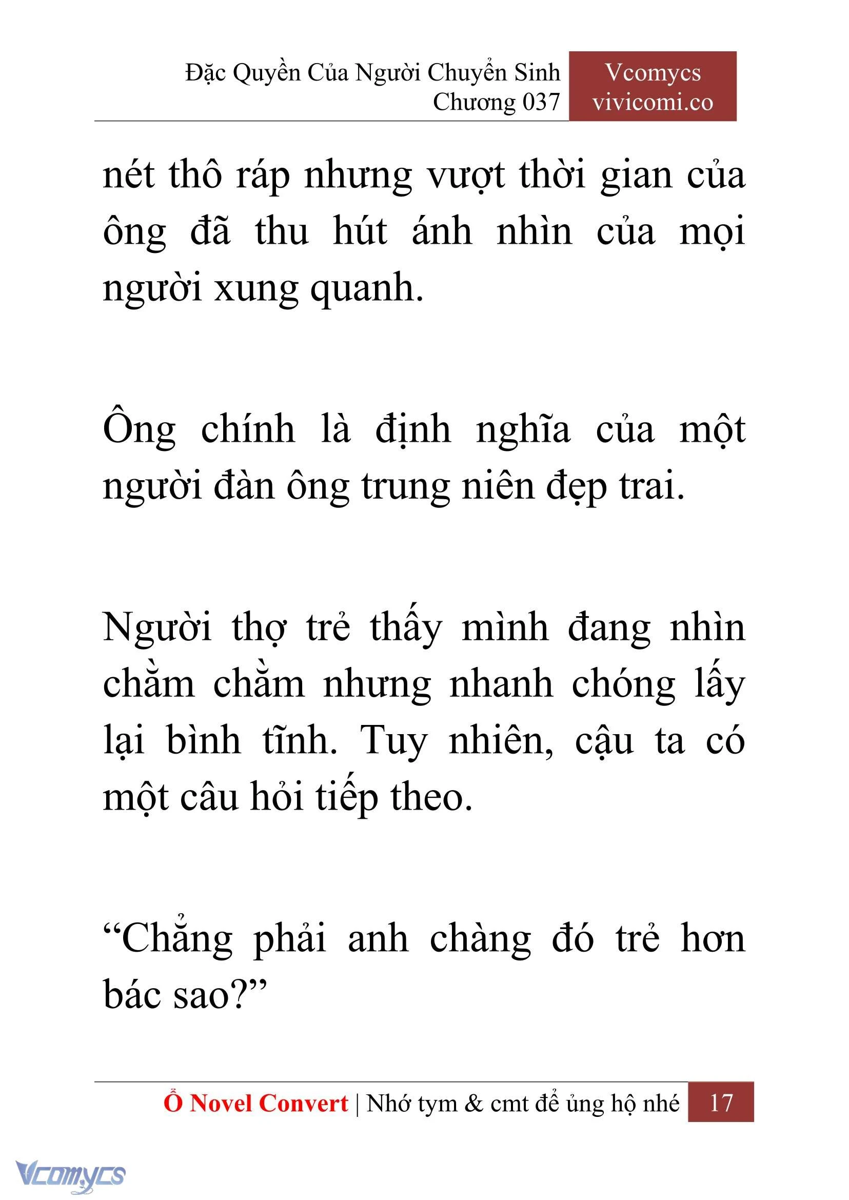 [Novel] Đặc Quyền Của Người Chuyển Sinh Chapter  37 - 19