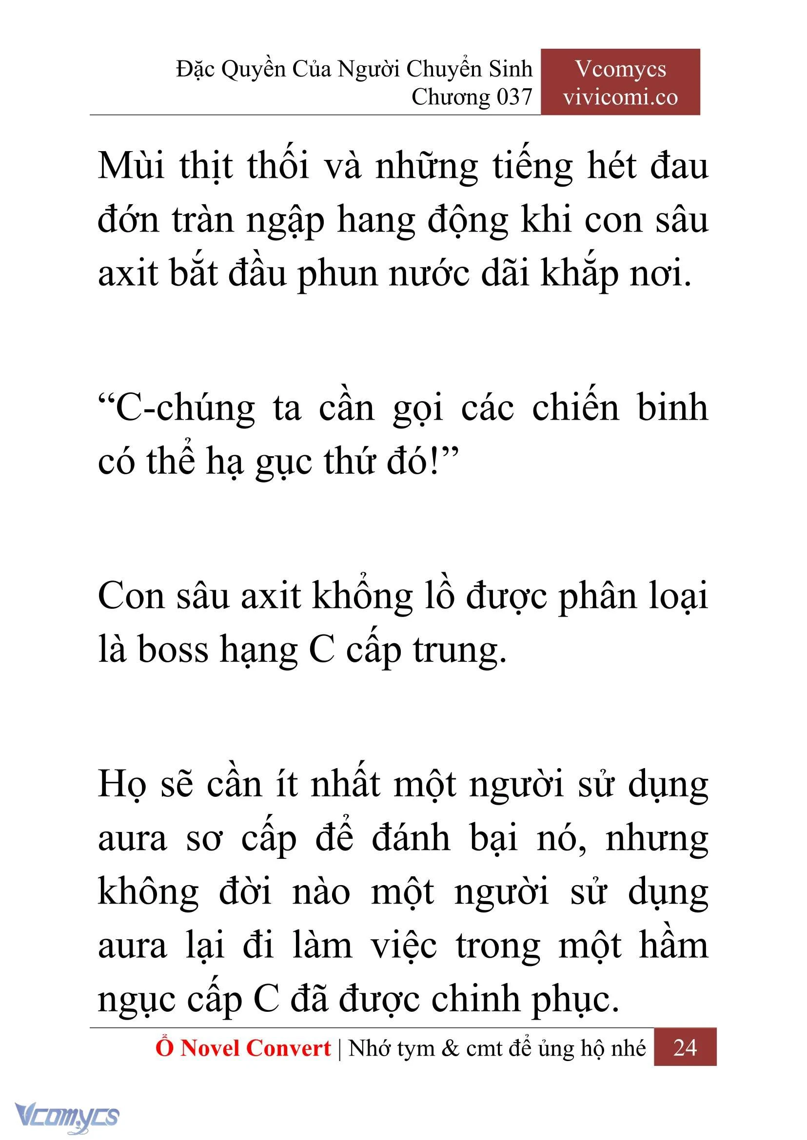 [Novel] Đặc Quyền Của Người Chuyển Sinh Chapter  37 - 26