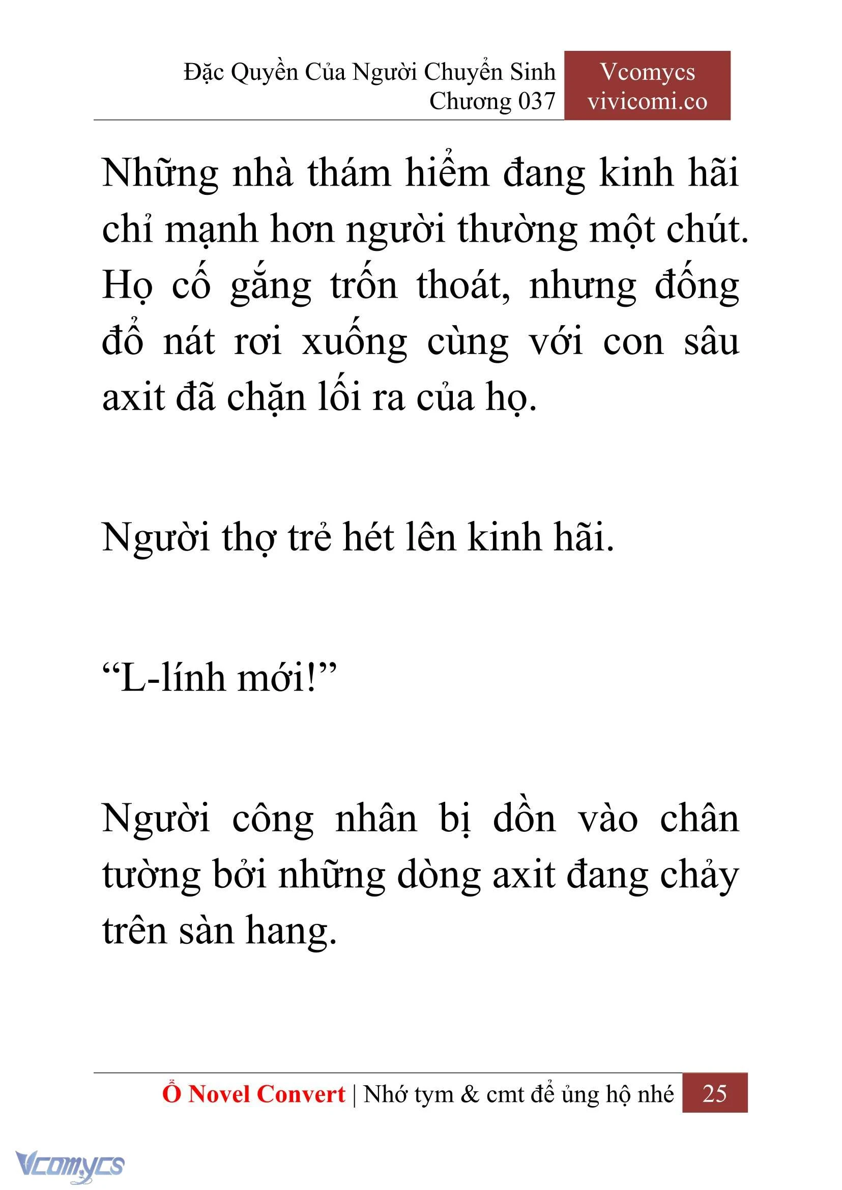 [Novel] Đặc Quyền Của Người Chuyển Sinh Chapter  37 - 27