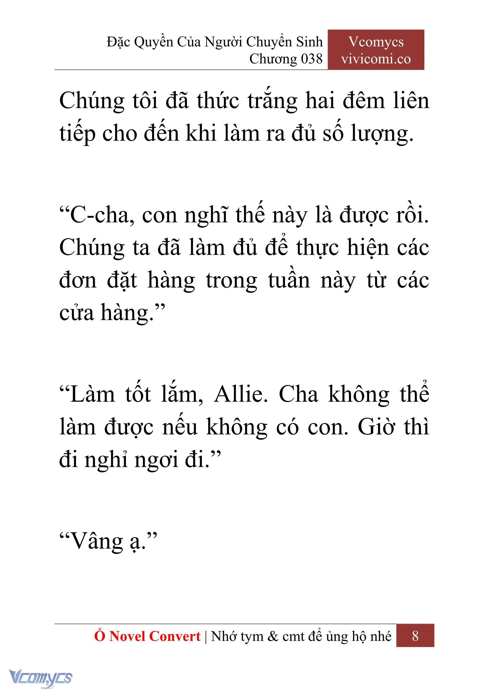 [Novel] Đặc Quyền Của Người Chuyển Sinh Chapter  38 - 10