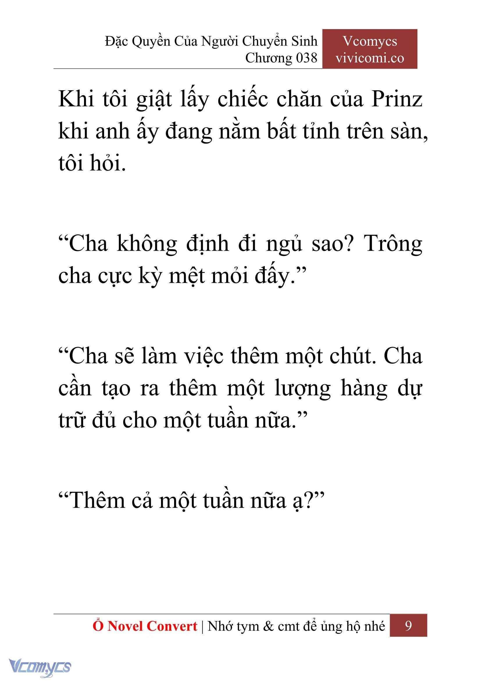 [Novel] Đặc Quyền Của Người Chuyển Sinh Chapter  38 - 11