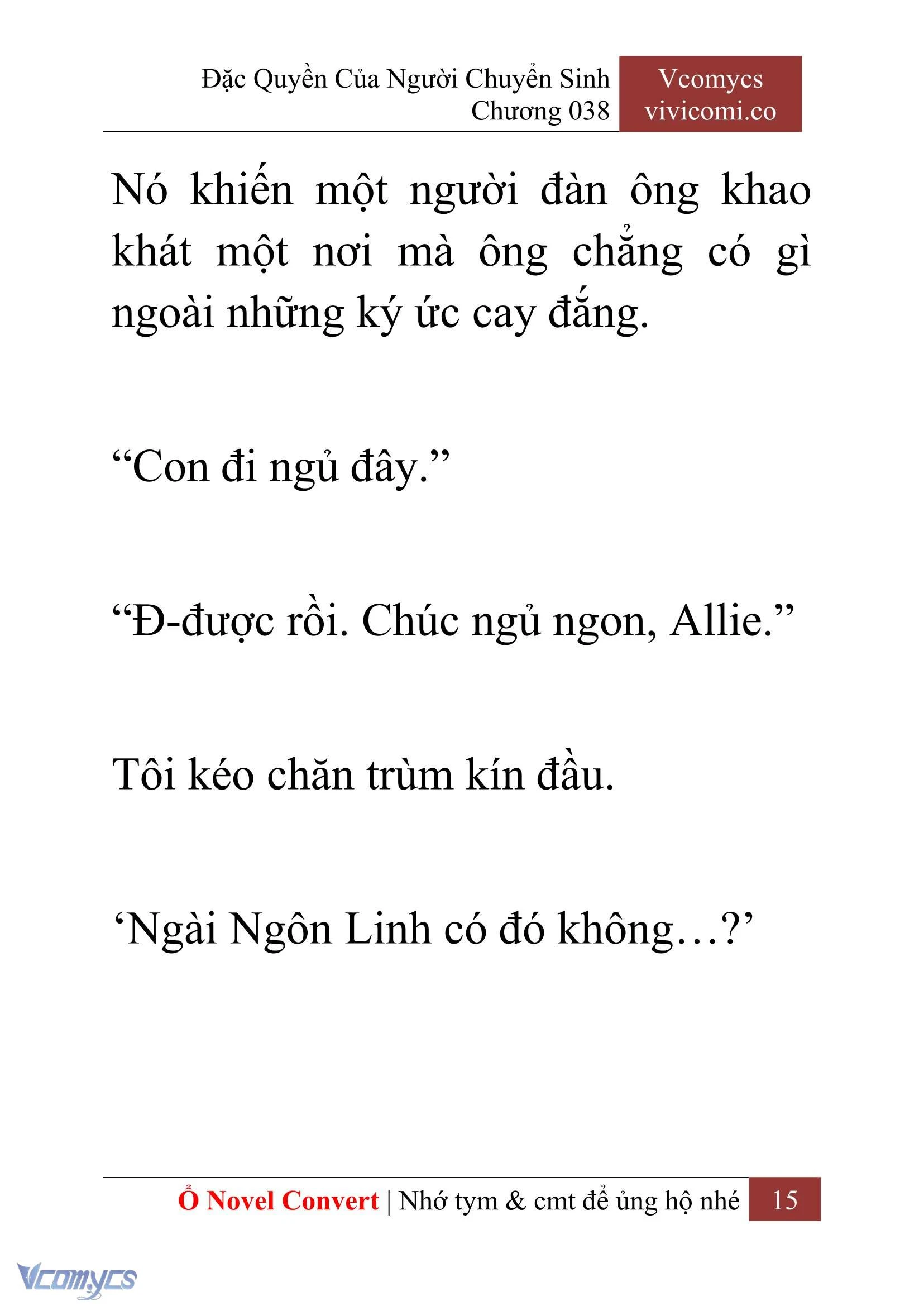[Novel] Đặc Quyền Của Người Chuyển Sinh Chapter  38 - 17