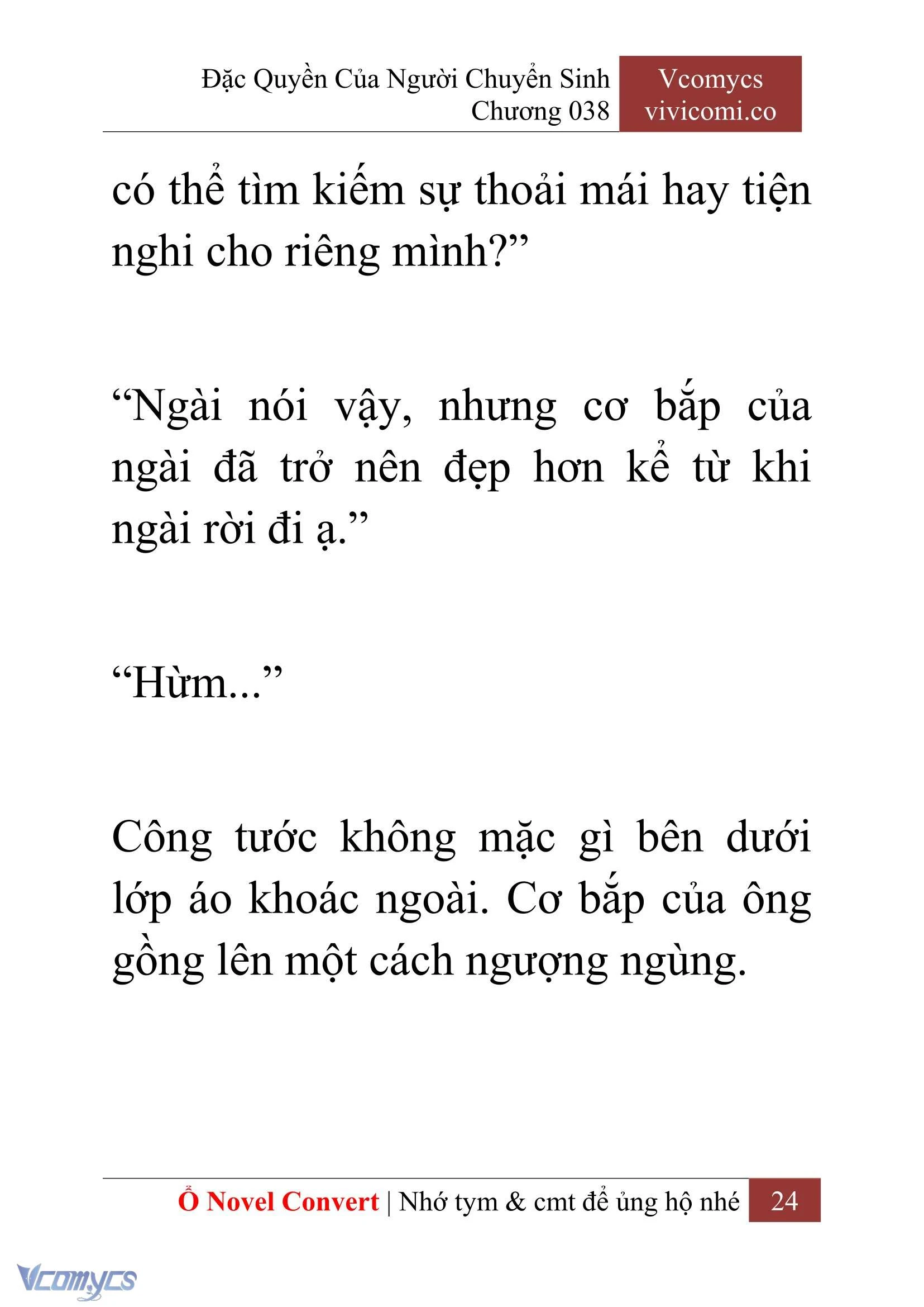 [Novel] Đặc Quyền Của Người Chuyển Sinh Chapter  38 - 26