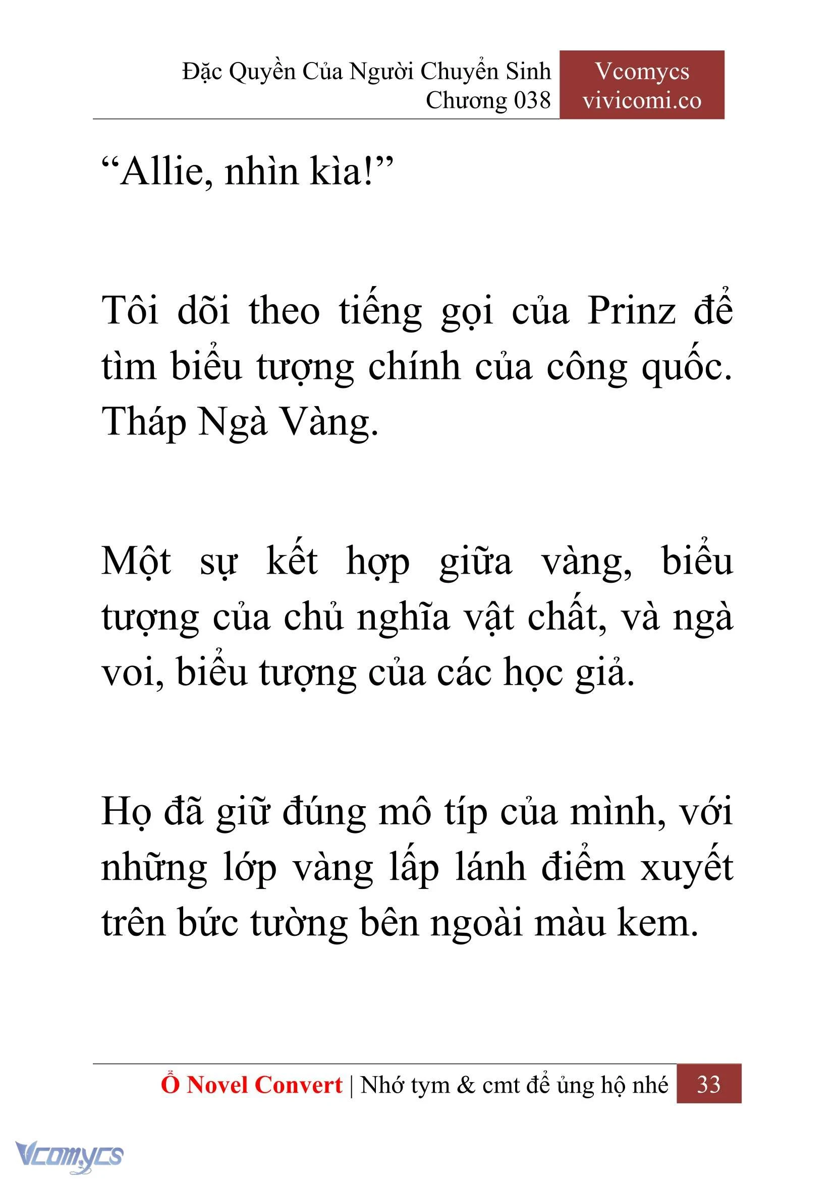 [Novel] Đặc Quyền Của Người Chuyển Sinh Chapter  38 - 35