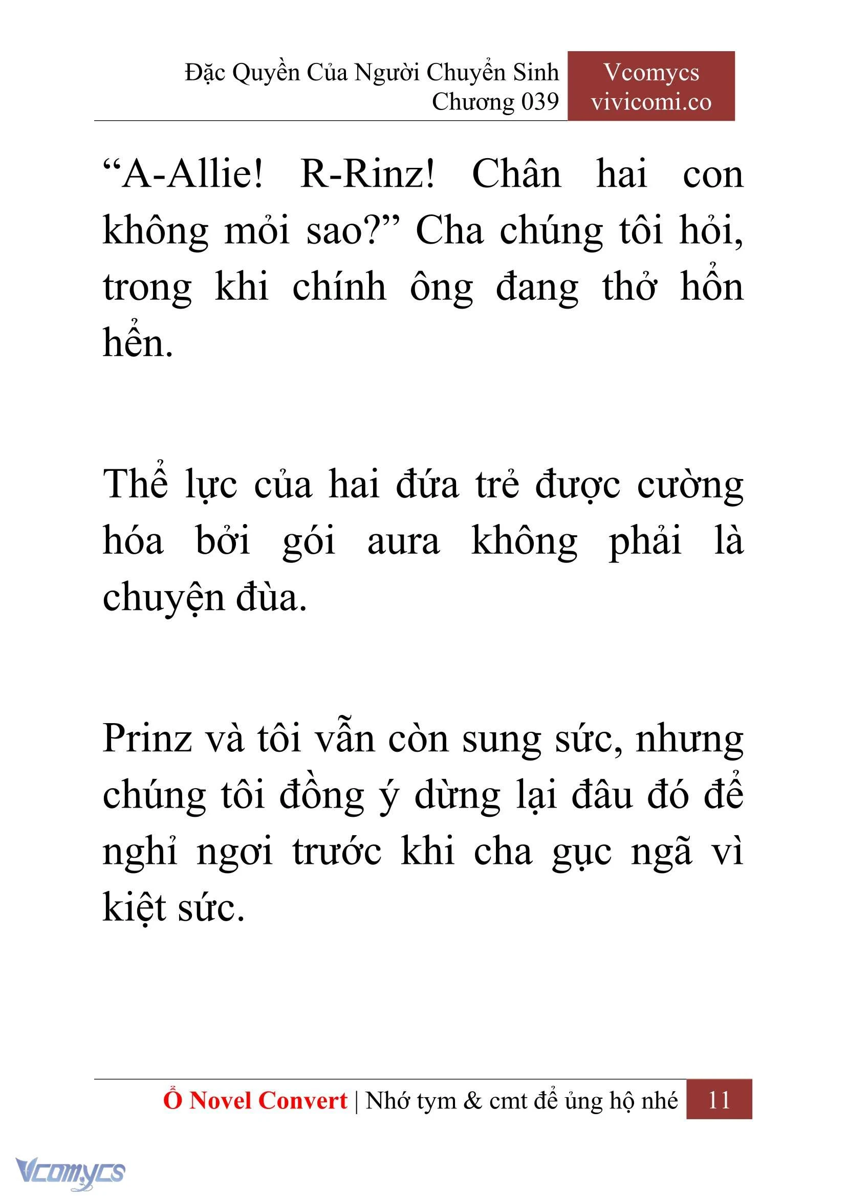 [Novel] Đặc Quyền Của Người Chuyển Sinh Chapter  39 - 13