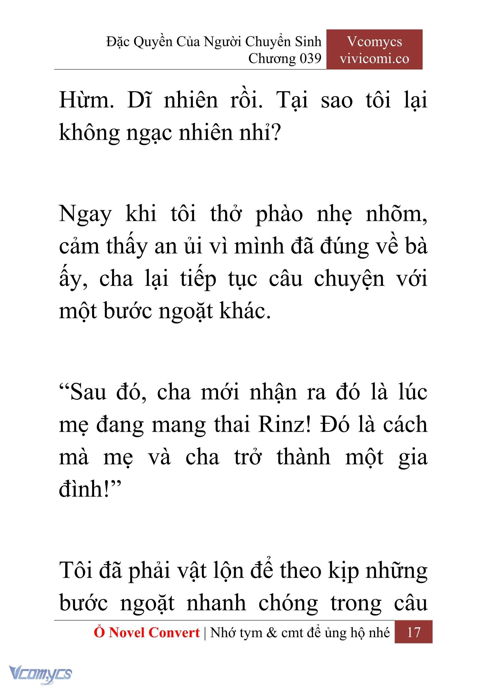 [Novel] Đặc Quyền Của Người Chuyển Sinh Chapter  39 - 19