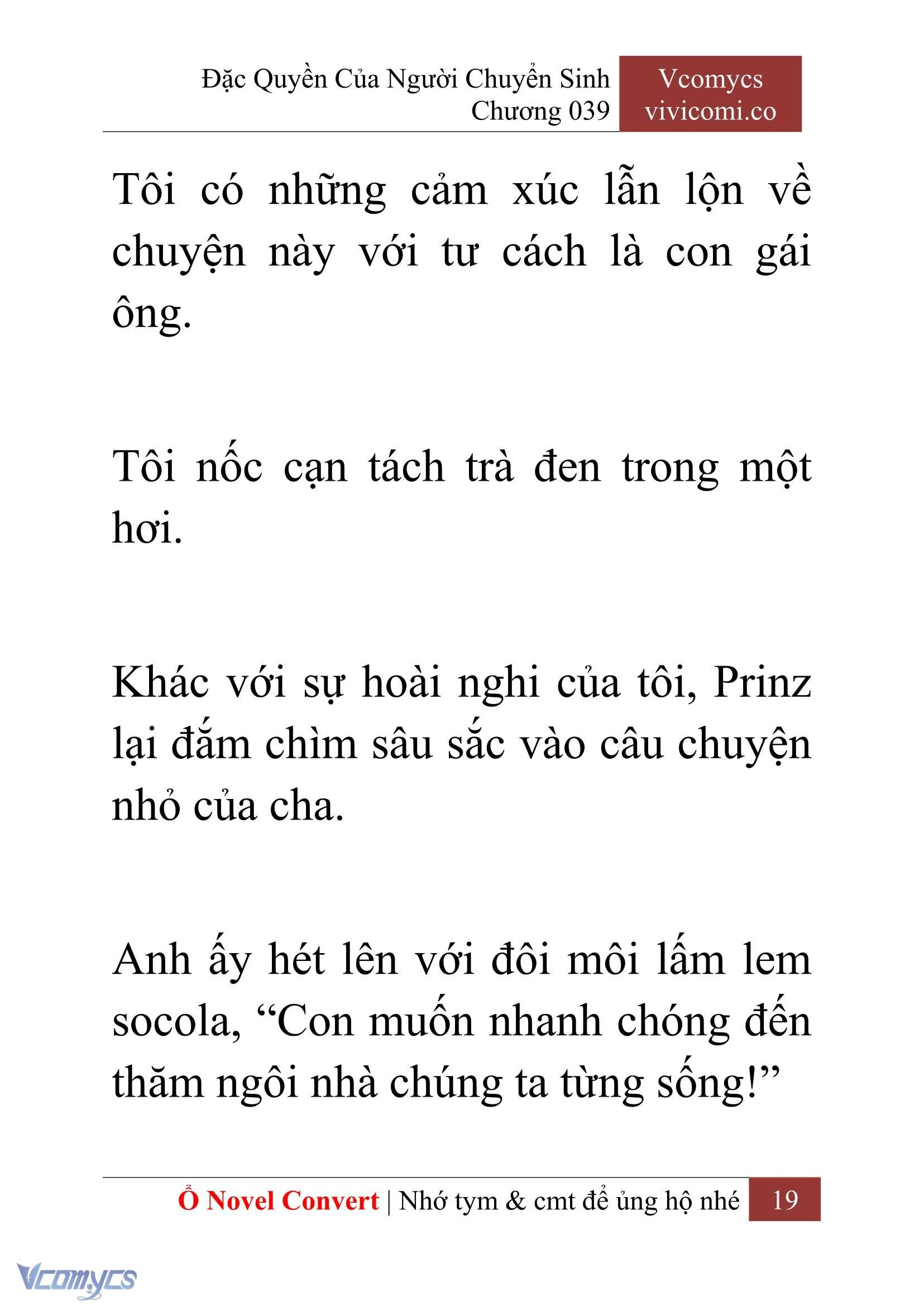 [Novel] Đặc Quyền Của Người Chuyển Sinh Chapter  39 - 21