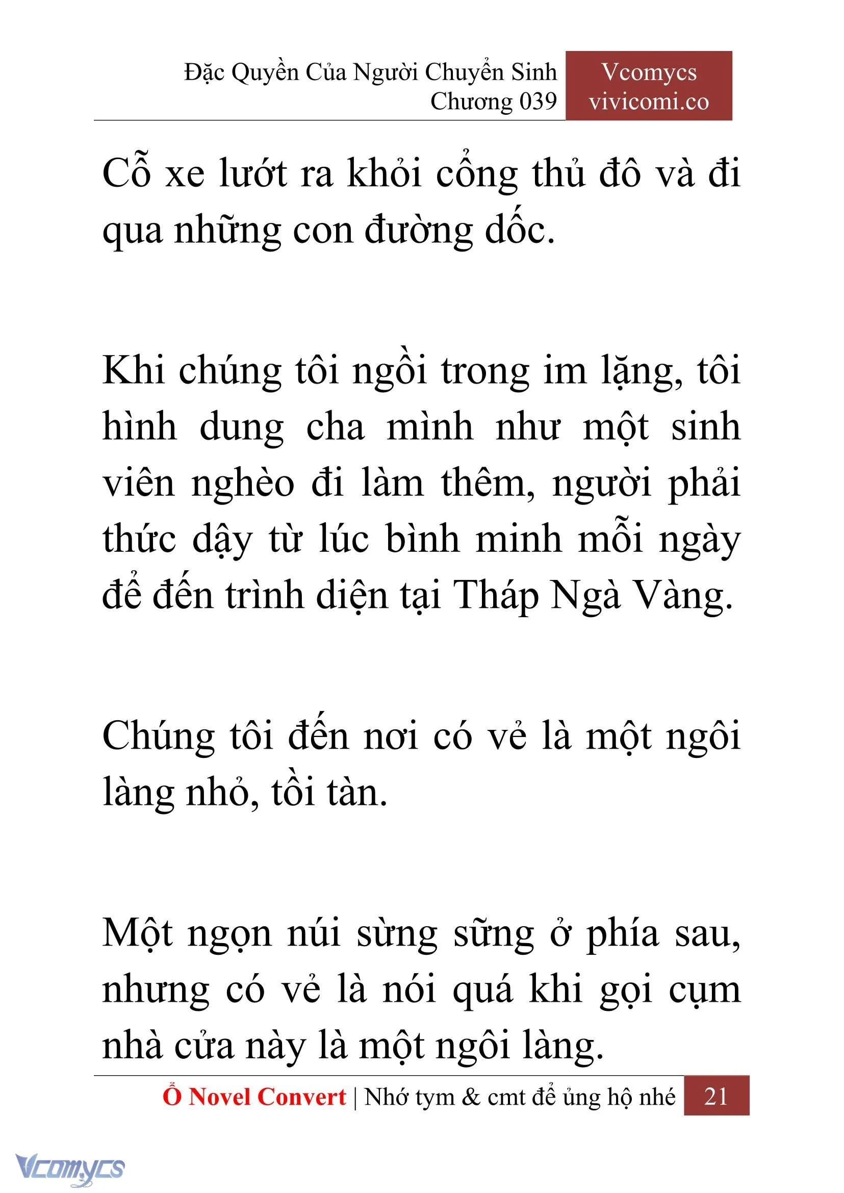 [Novel] Đặc Quyền Của Người Chuyển Sinh Chapter  39 - 23