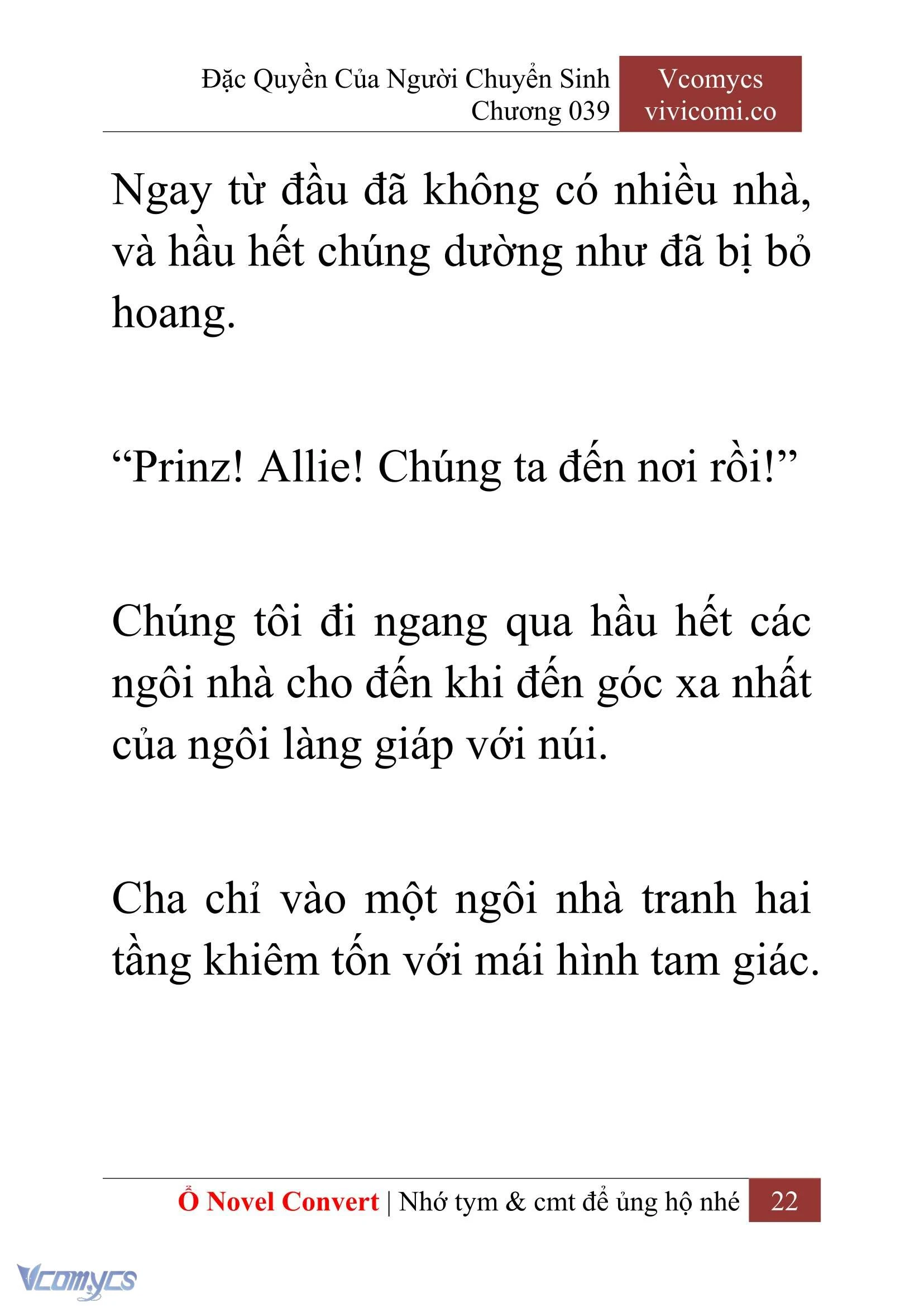 [Novel] Đặc Quyền Của Người Chuyển Sinh Chapter  39 - 24