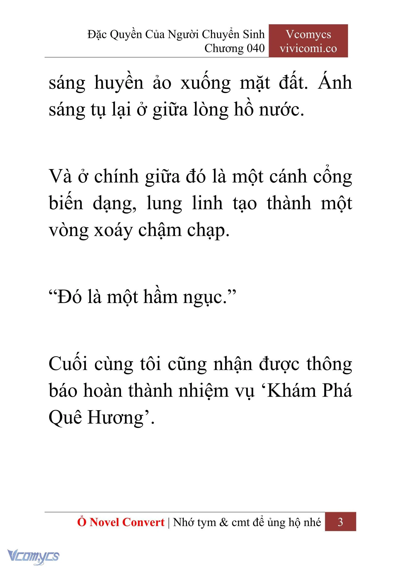 [Novel] Đặc Quyền Của Người Chuyển Sinh Chapter  40 - 5