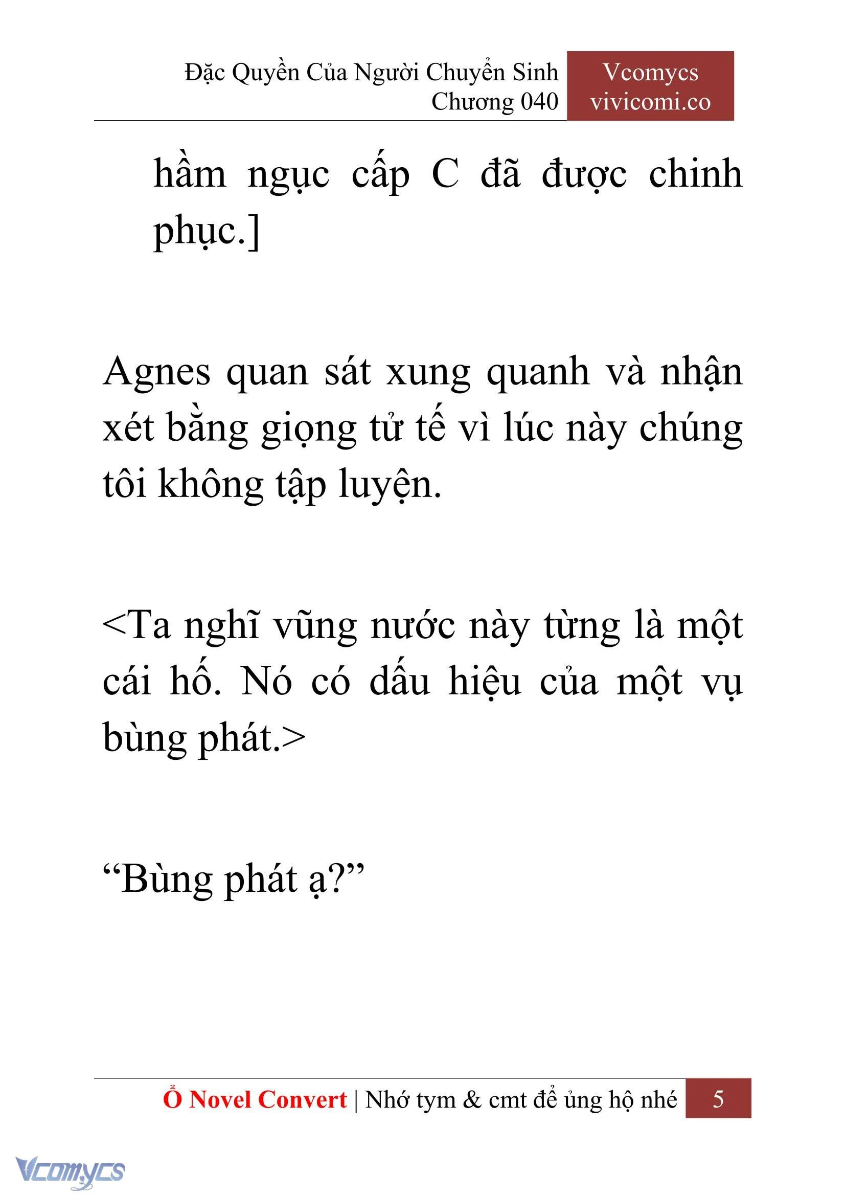 [Novel] Đặc Quyền Của Người Chuyển Sinh Chapter  40 - 7