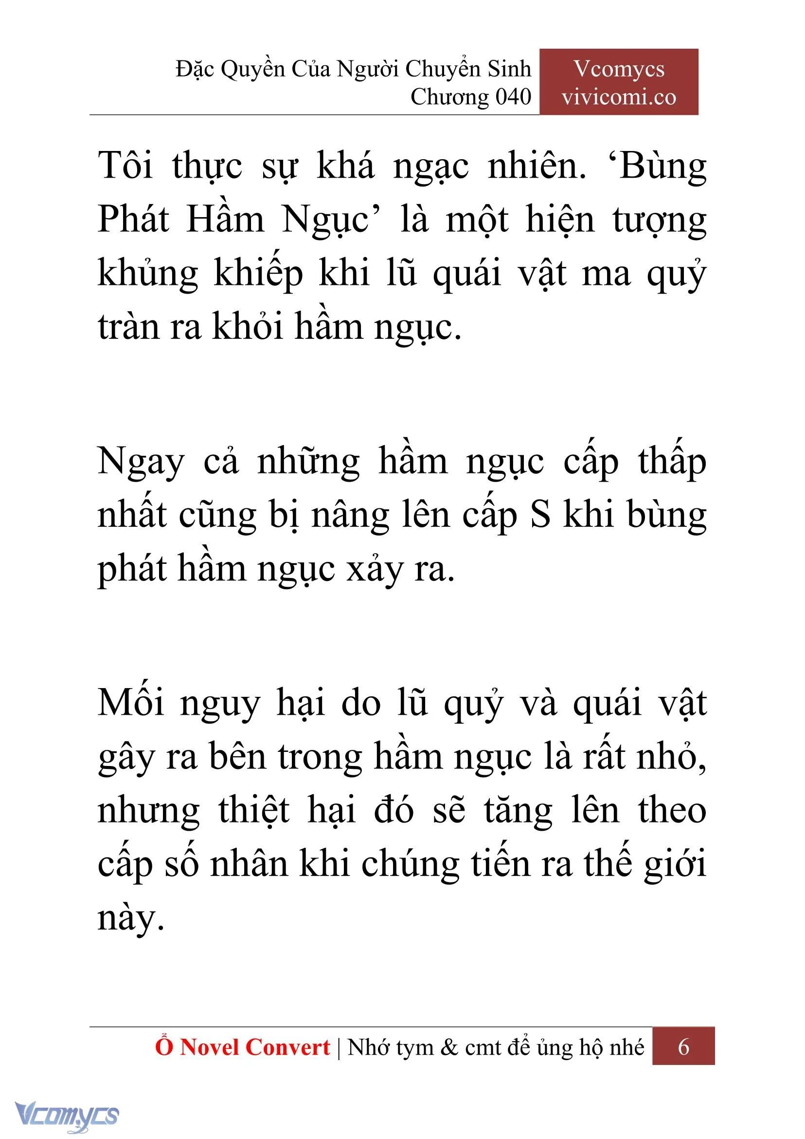 [Novel] Đặc Quyền Của Người Chuyển Sinh Chapter  40 - 8