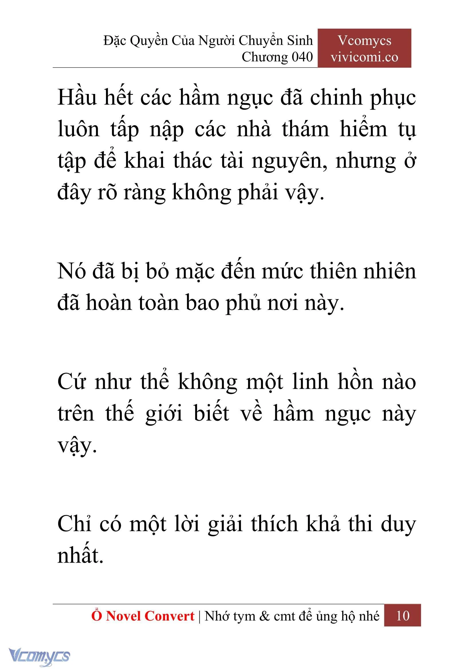 [Novel] Đặc Quyền Của Người Chuyển Sinh Chapter  40 - 12