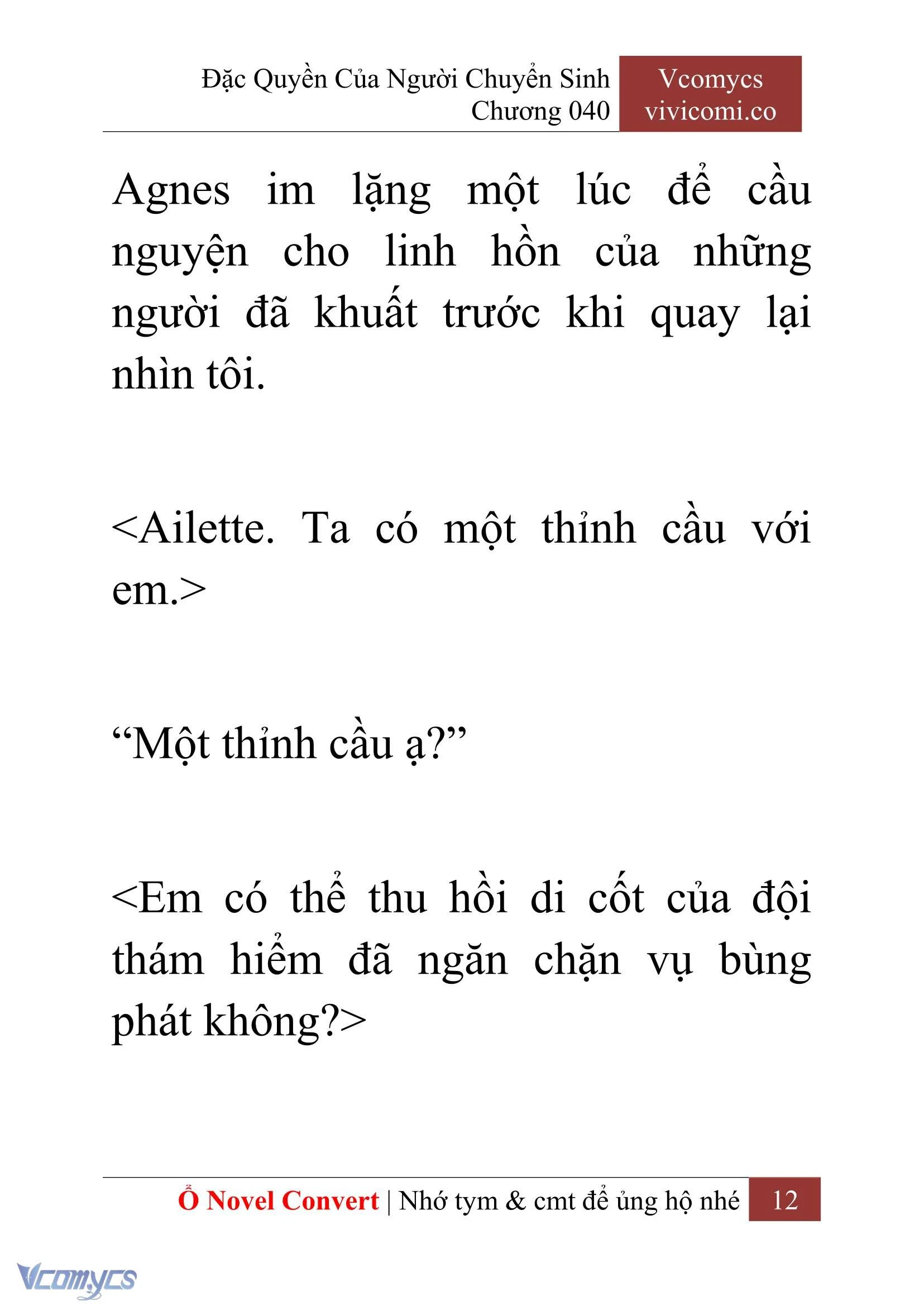 [Novel] Đặc Quyền Của Người Chuyển Sinh Chapter  40 - 14