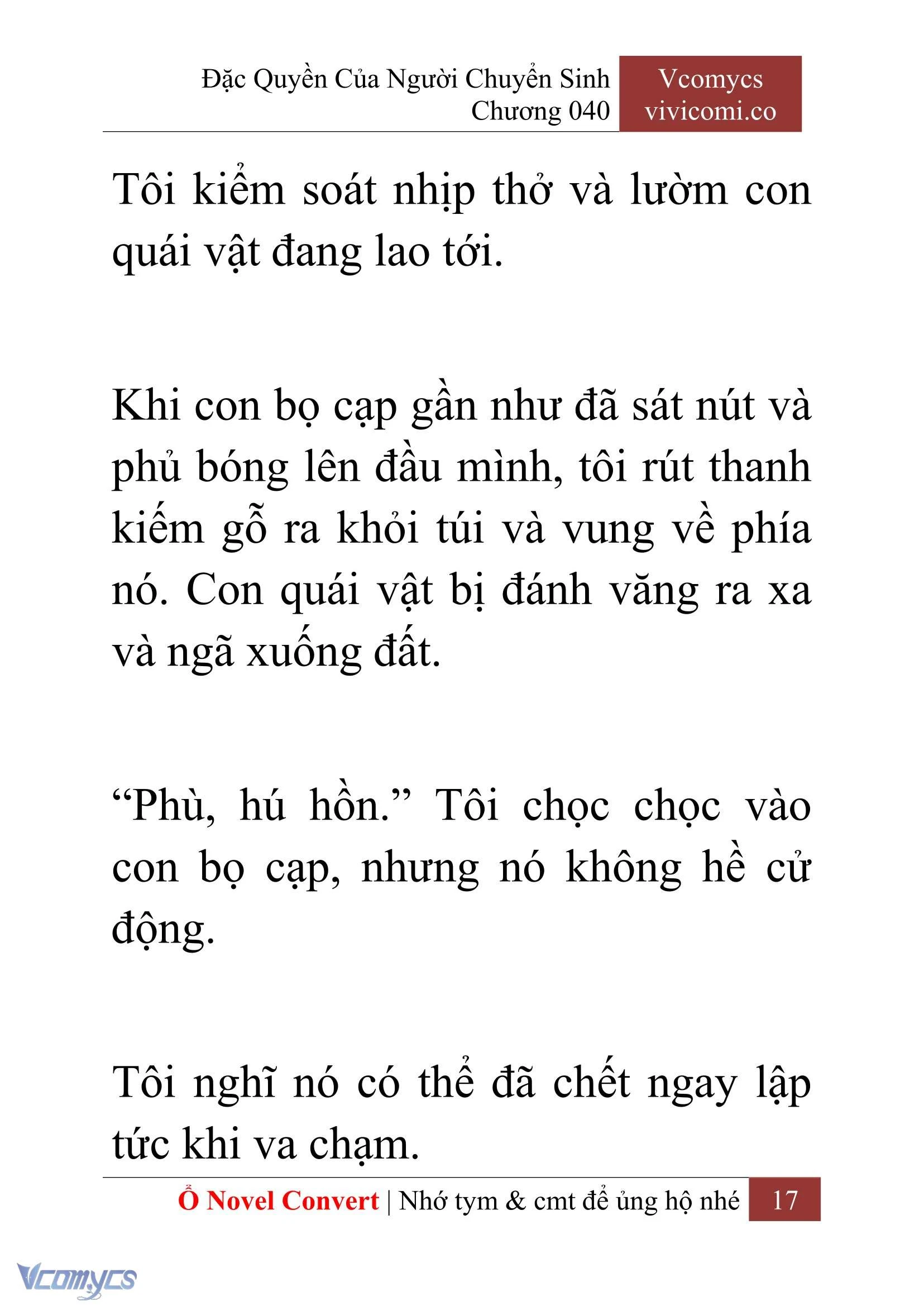 [Novel] Đặc Quyền Của Người Chuyển Sinh Chapter  40 - 19