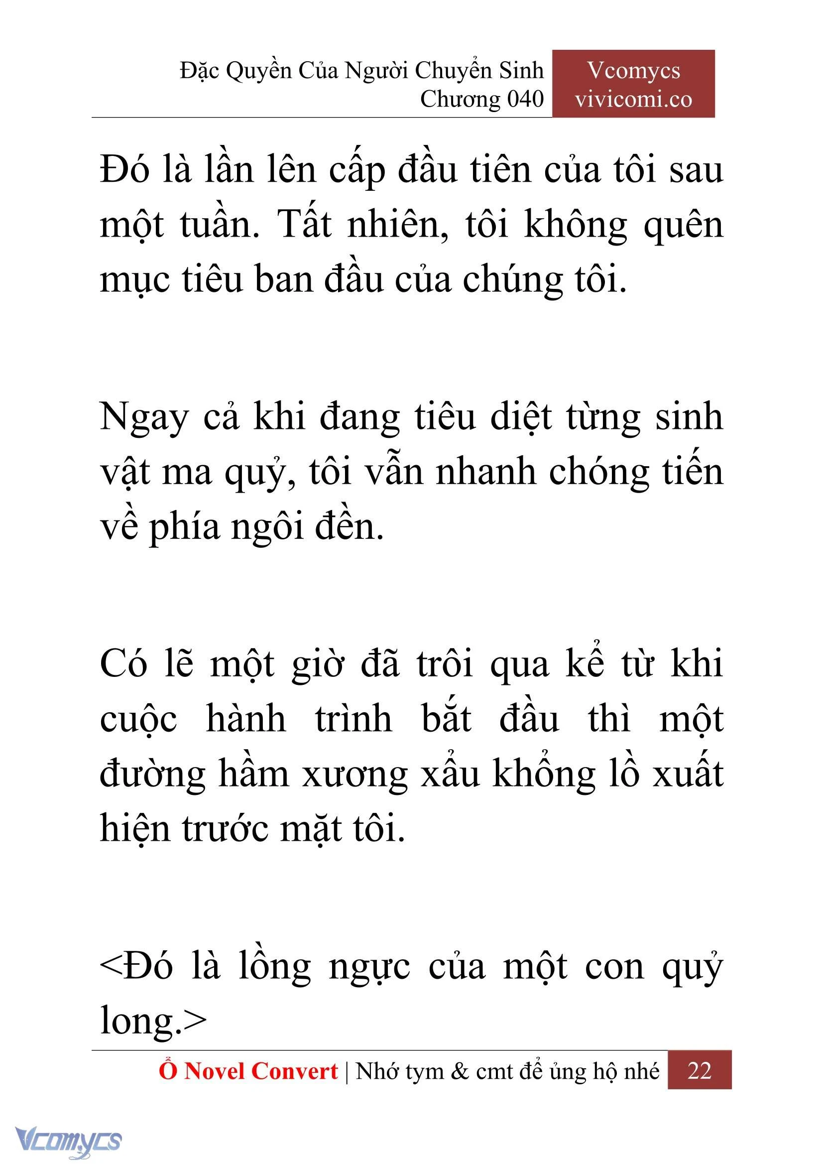 [Novel] Đặc Quyền Của Người Chuyển Sinh Chapter  40 - 24