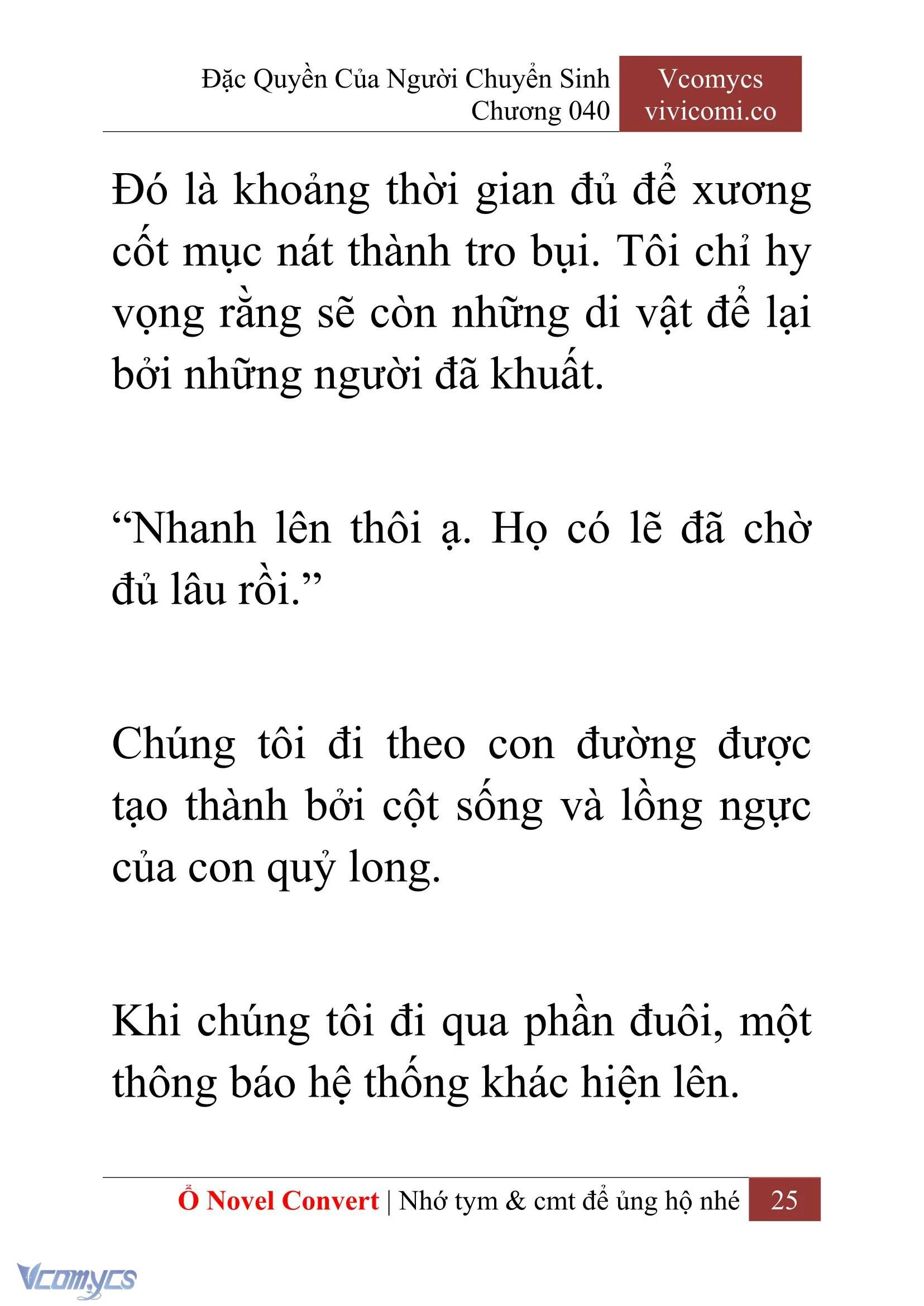 [Novel] Đặc Quyền Của Người Chuyển Sinh Chapter  40 - 27