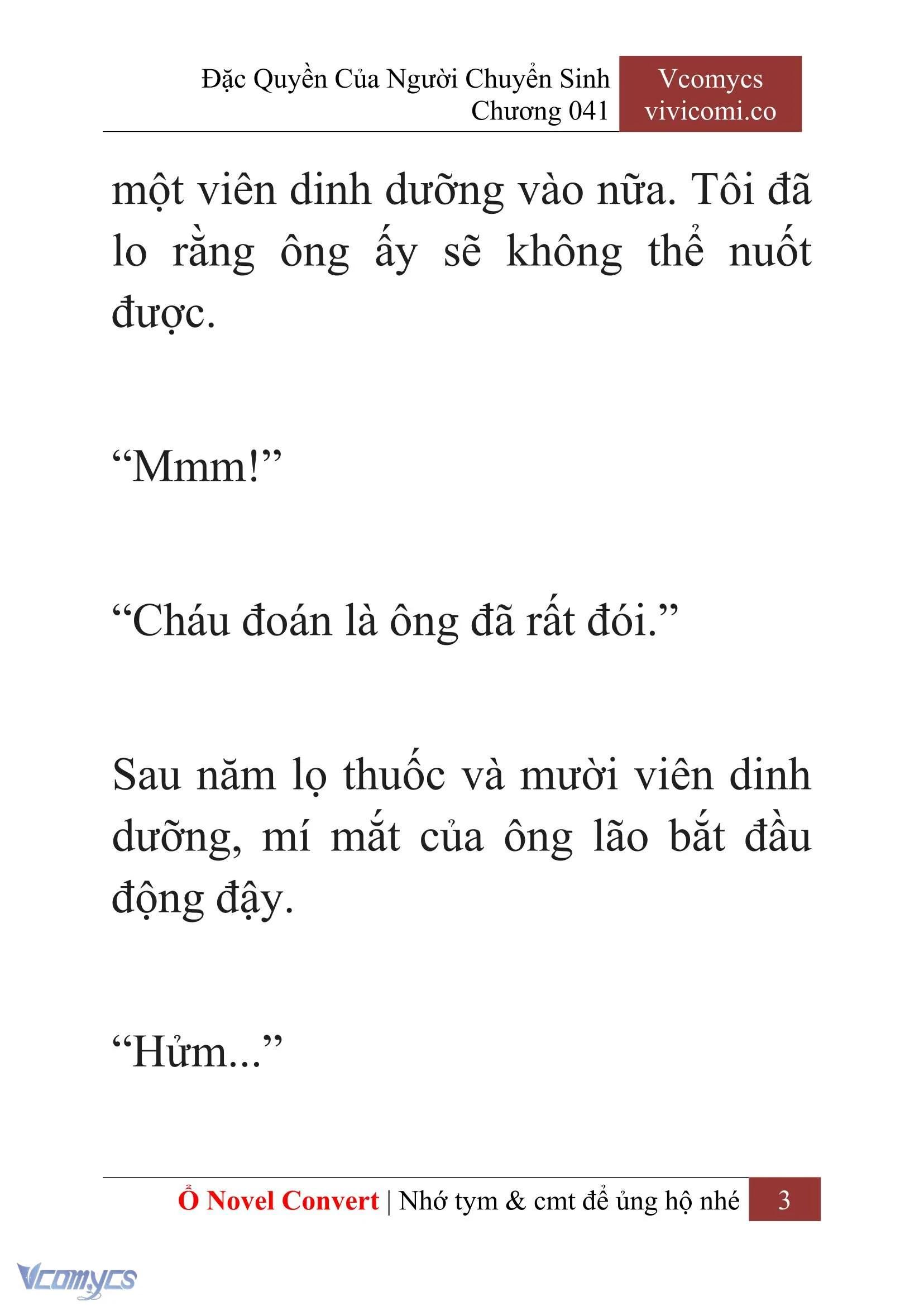 [Novel] Đặc Quyền Của Người Chuyển Sinh Chapter  41 - 5