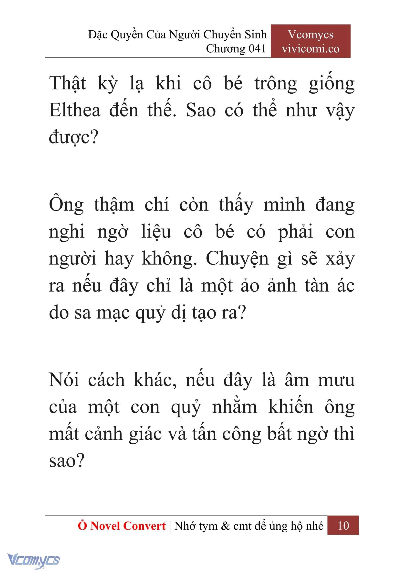[Novel] Đặc Quyền Của Người Chuyển Sinh Chapter  41 - 12