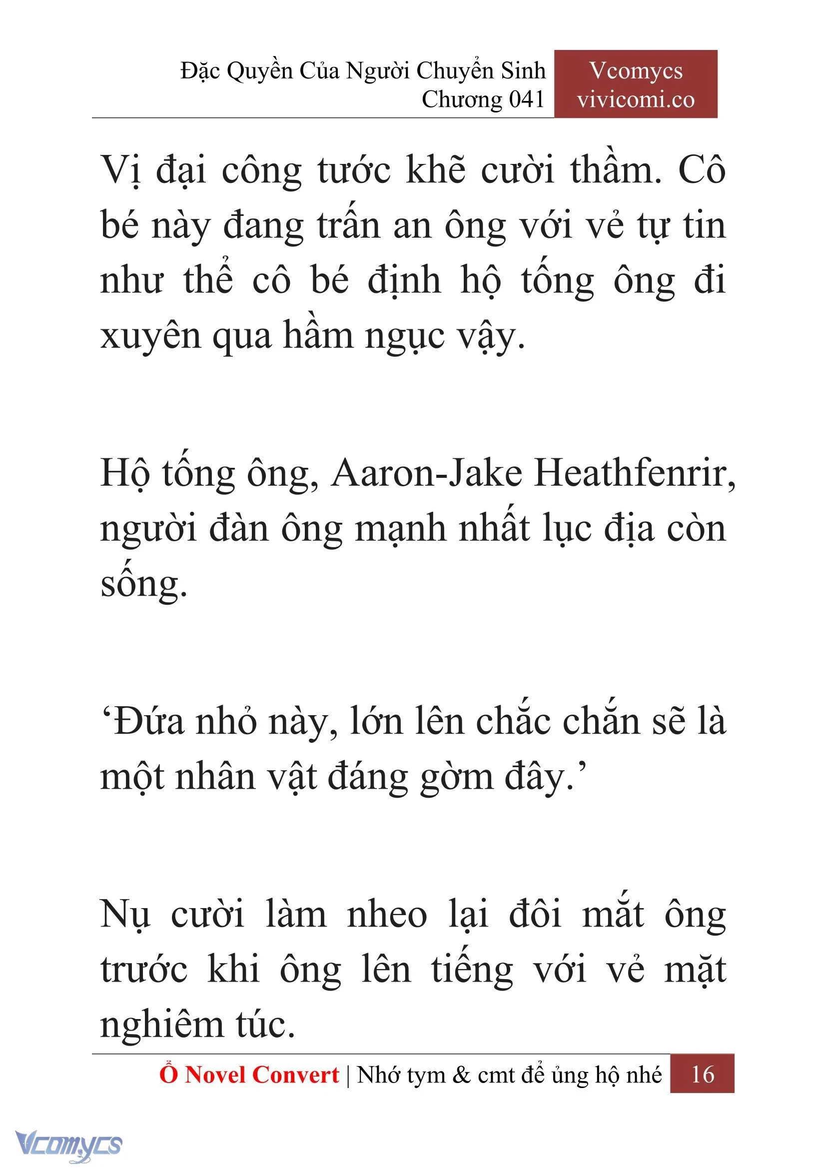 [Novel] Đặc Quyền Của Người Chuyển Sinh Chapter  41 - 18