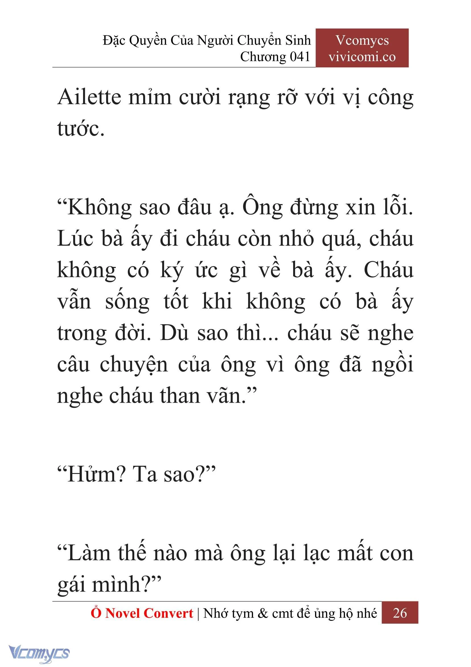 [Novel] Đặc Quyền Của Người Chuyển Sinh Chapter  41 - 28