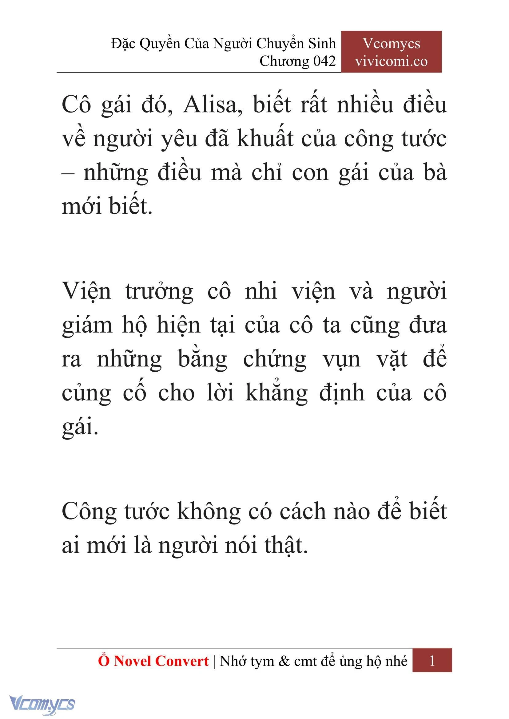 [Novel] Đặc Quyền Của Người Chuyển Sinh Chapter  42 - 3