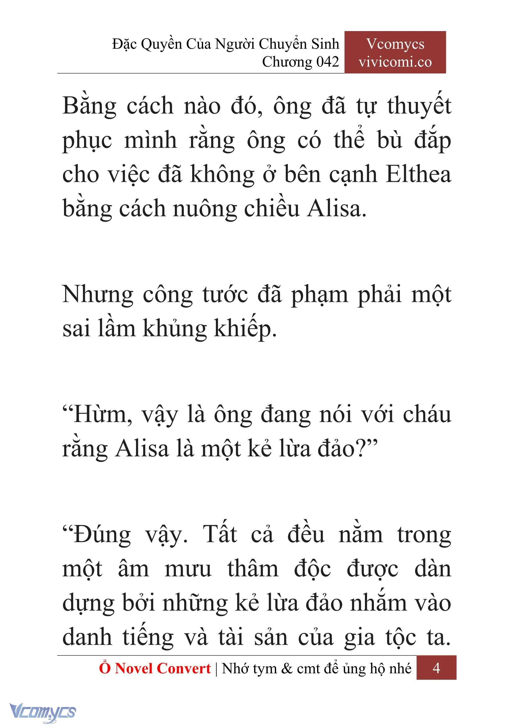 [Novel] Đặc Quyền Của Người Chuyển Sinh Chapter  42 - 6