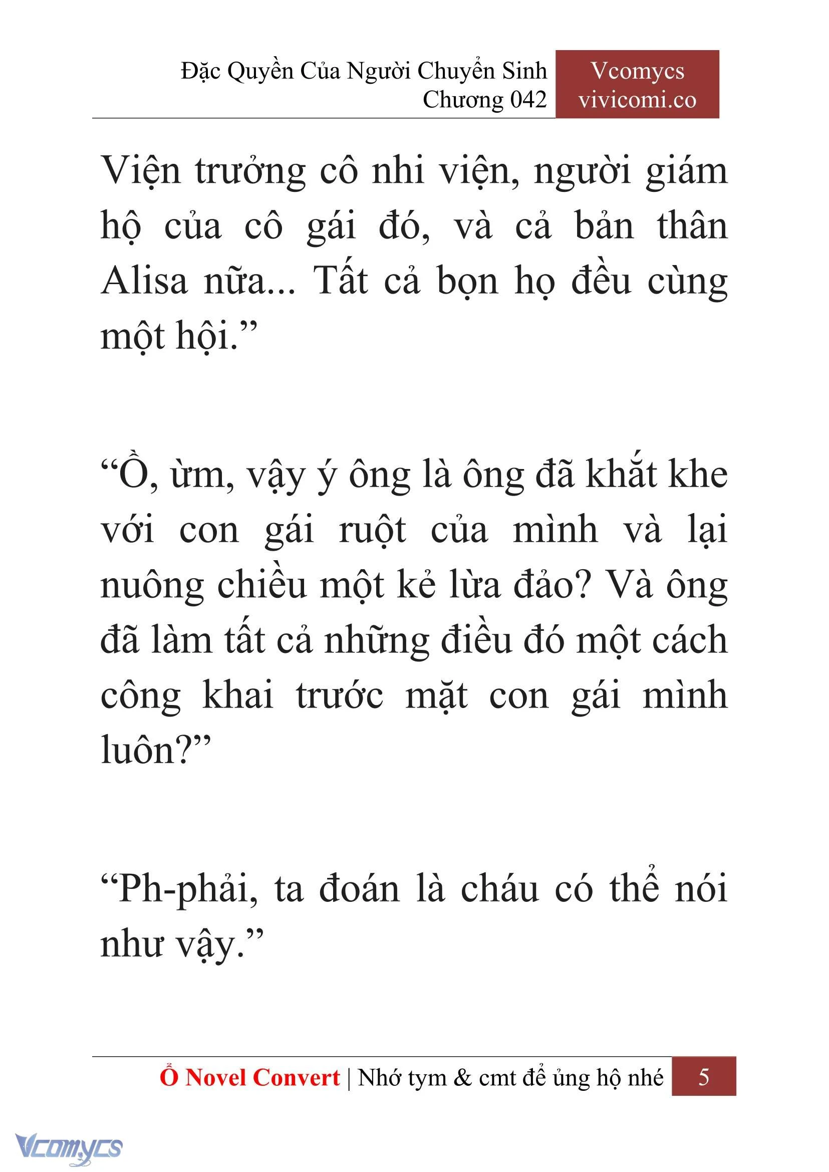 [Novel] Đặc Quyền Của Người Chuyển Sinh Chapter  42 - 7