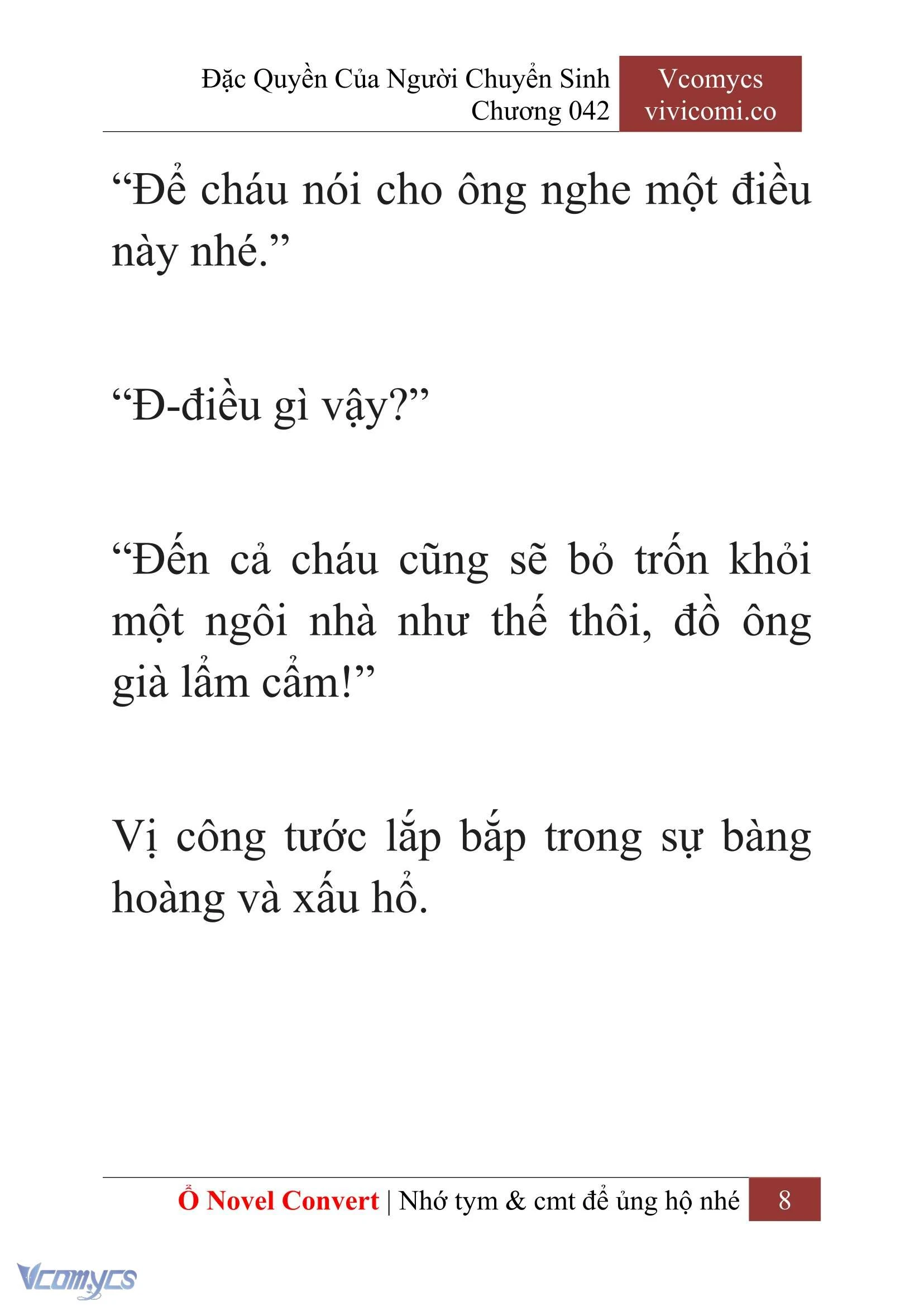 [Novel] Đặc Quyền Của Người Chuyển Sinh Chapter  42 - 10