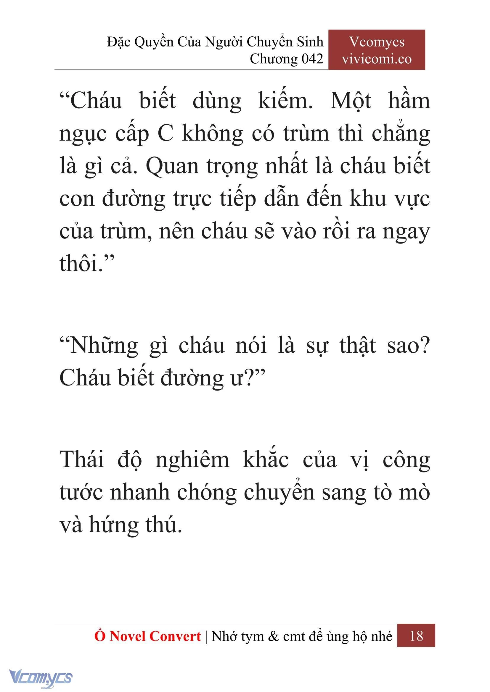 [Novel] Đặc Quyền Của Người Chuyển Sinh Chapter  42 - 20