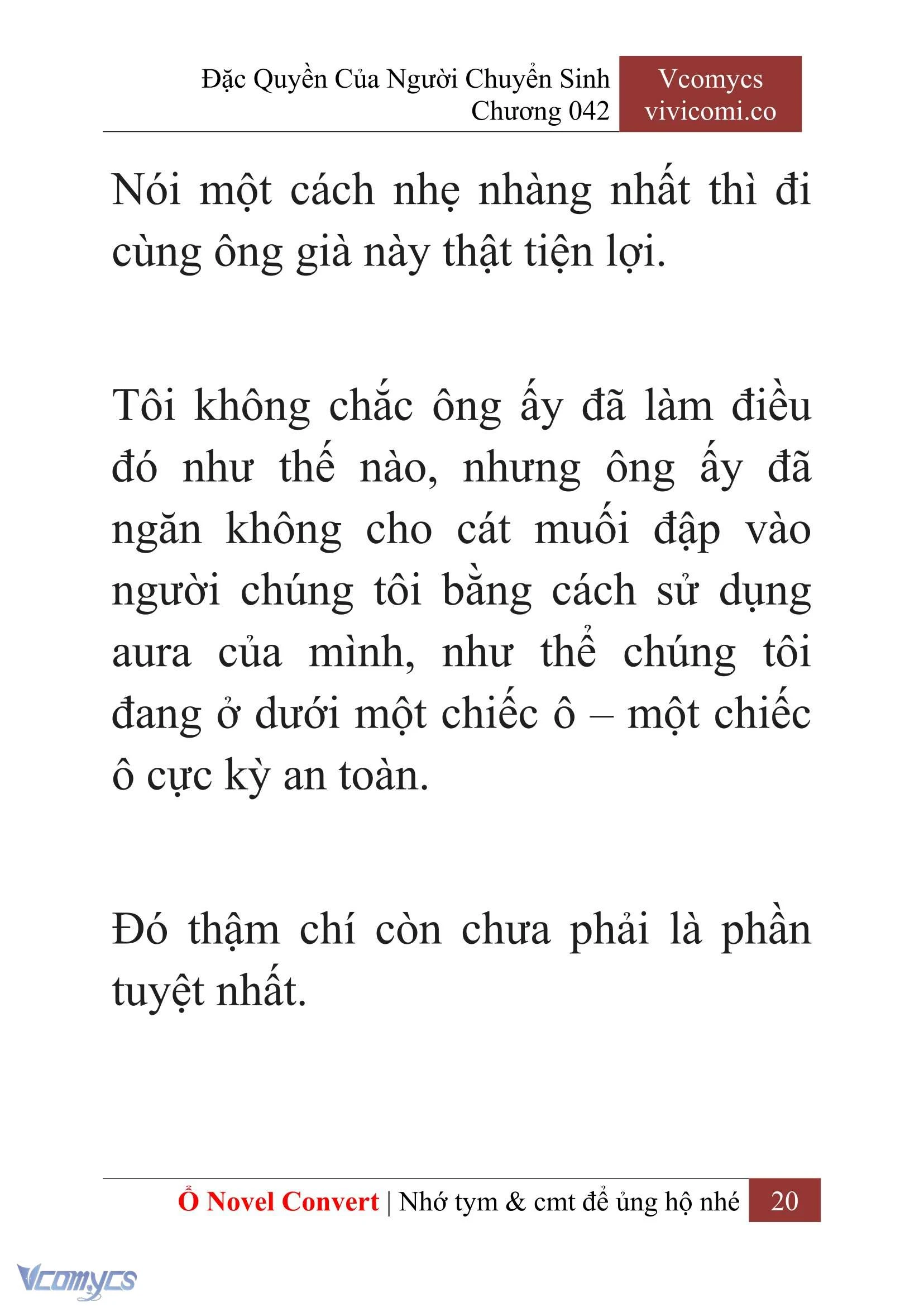 [Novel] Đặc Quyền Của Người Chuyển Sinh Chapter  42 - 22