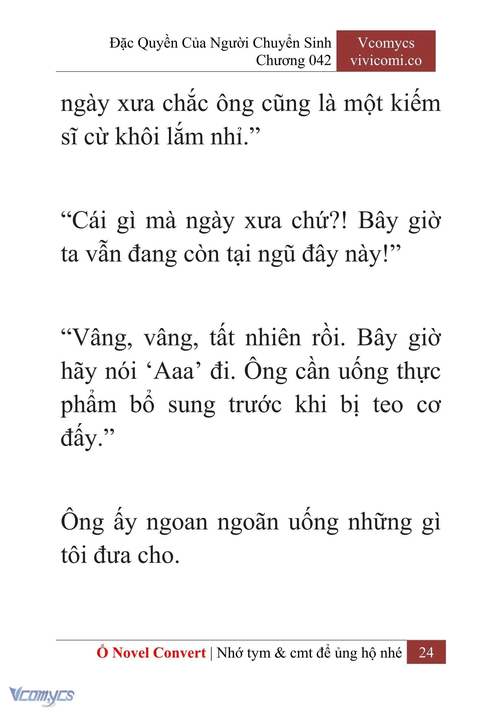 [Novel] Đặc Quyền Của Người Chuyển Sinh Chapter  42 - 26