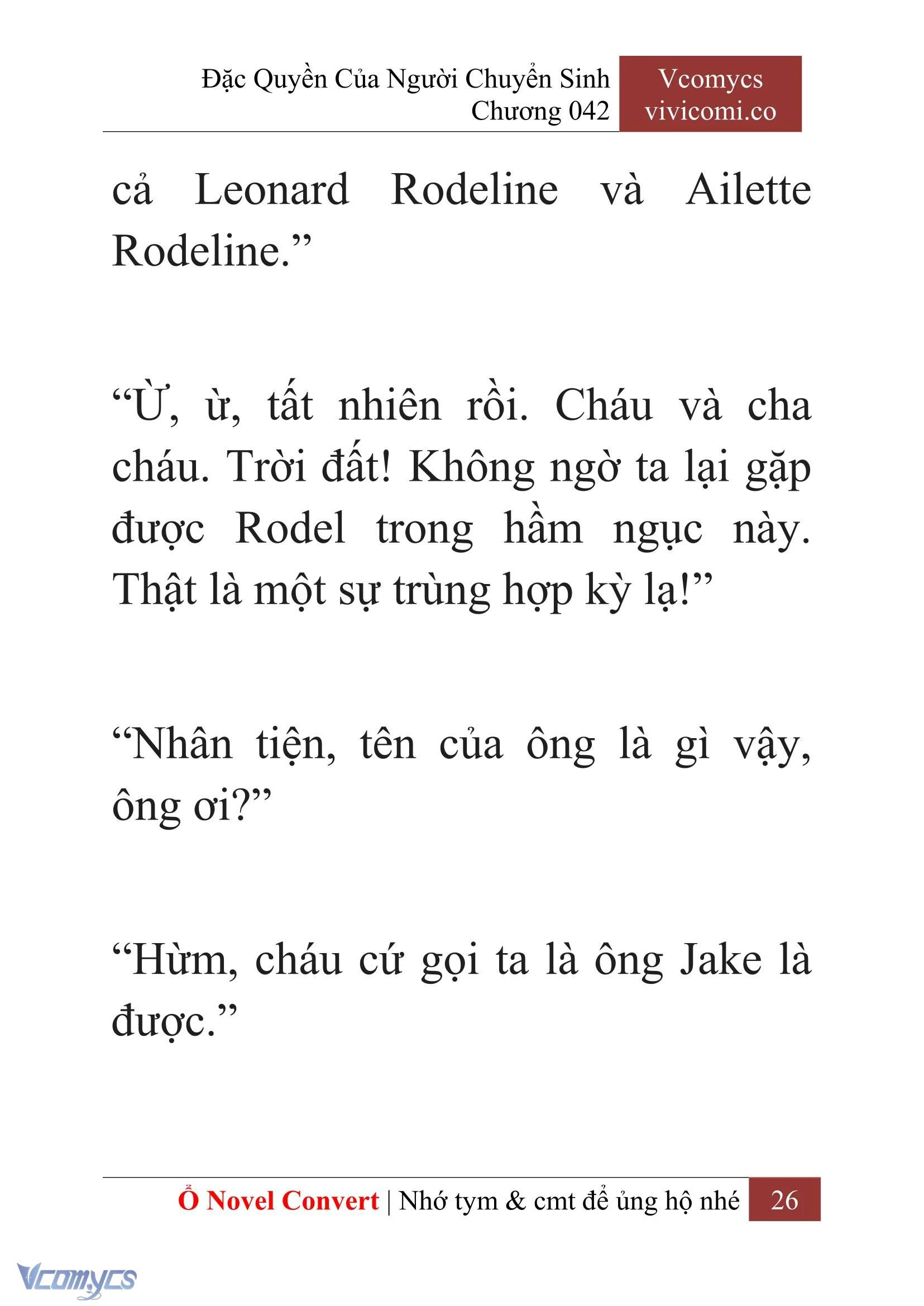 [Novel] Đặc Quyền Của Người Chuyển Sinh Chapter  42 - 28