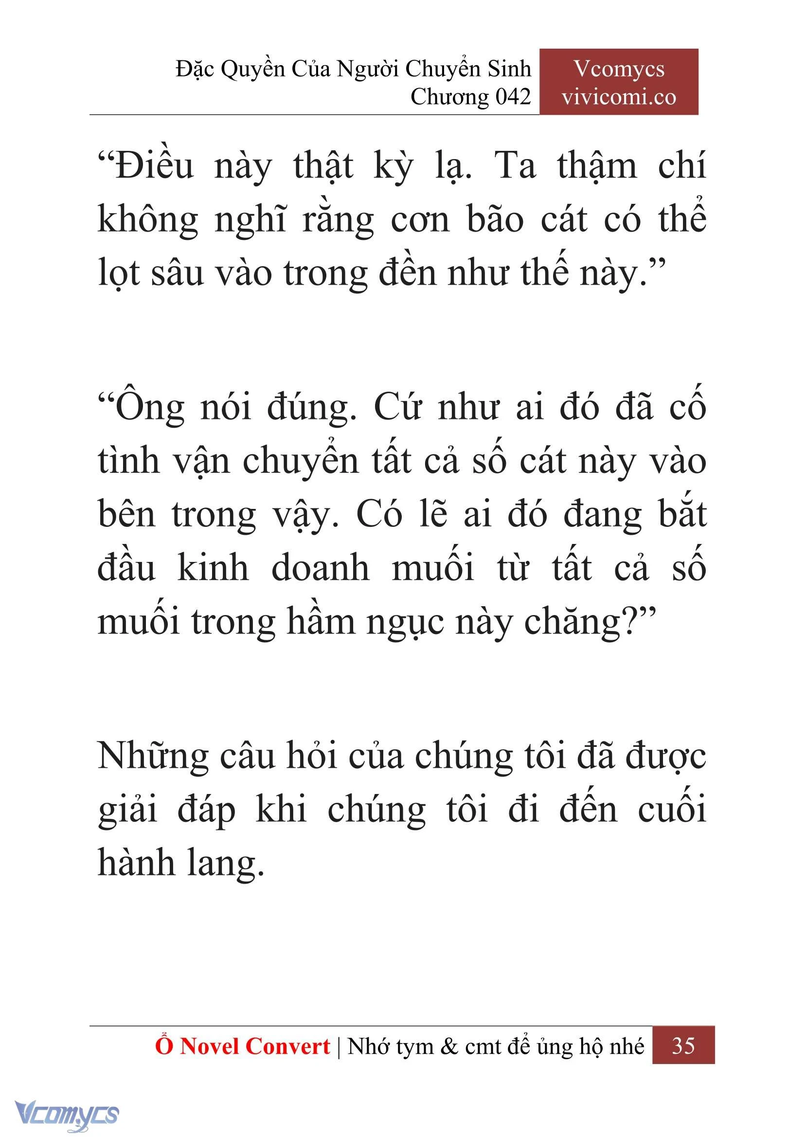 [Novel] Đặc Quyền Của Người Chuyển Sinh Chapter  42 - 37