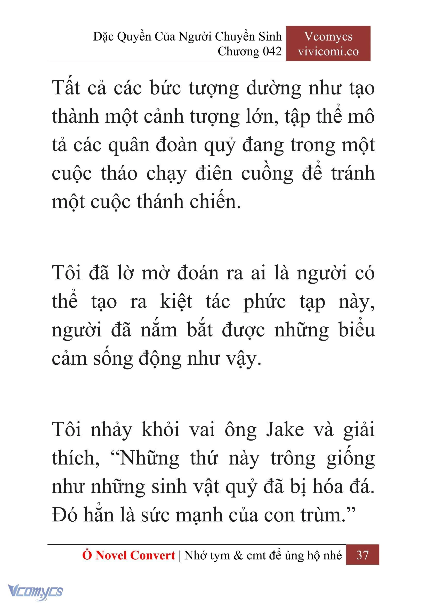 [Novel] Đặc Quyền Của Người Chuyển Sinh Chapter  42 - 39