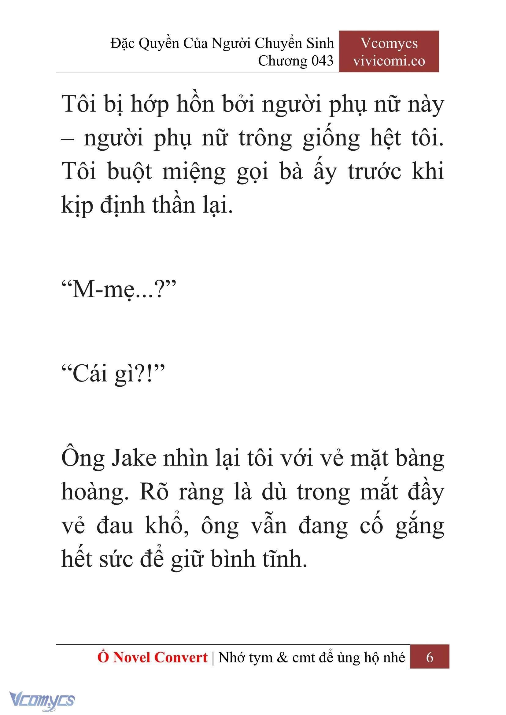 [Novel] Đặc Quyền Của Người Chuyển Sinh Chapter  43 - 8