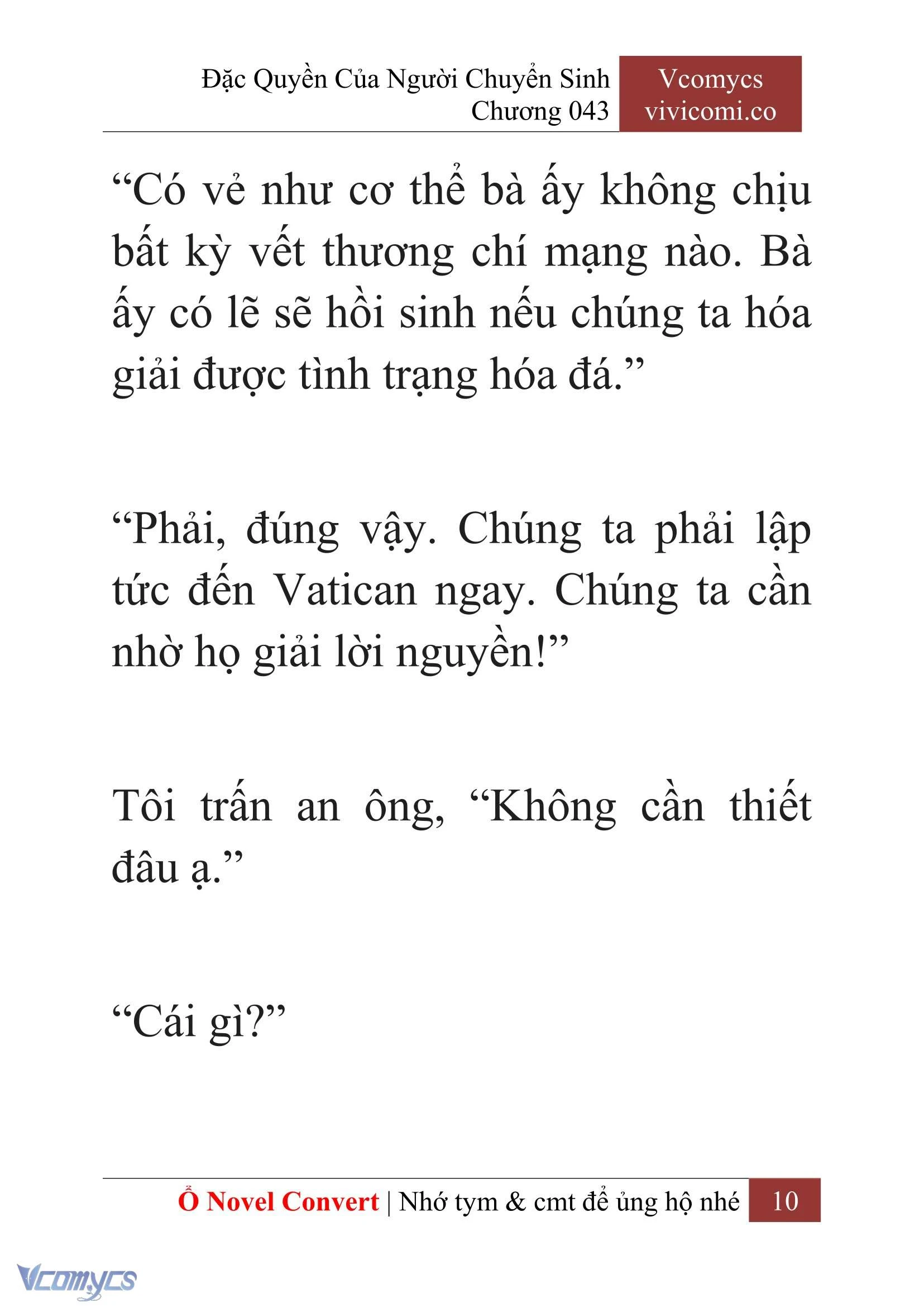 [Novel] Đặc Quyền Của Người Chuyển Sinh Chapter  43 - 12