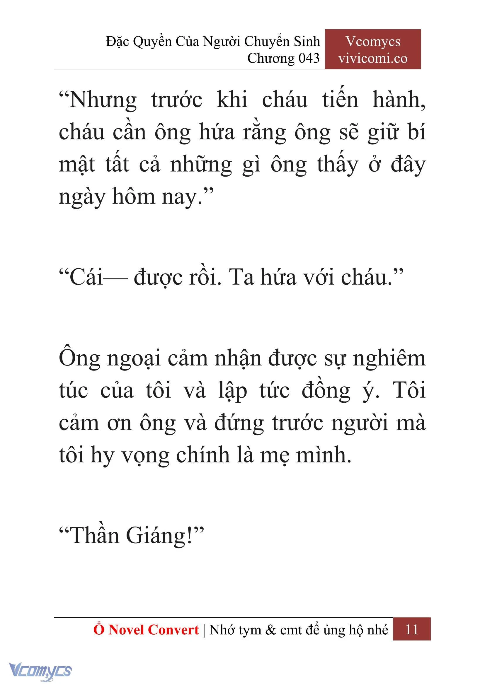 [Novel] Đặc Quyền Của Người Chuyển Sinh Chapter  43 - 13